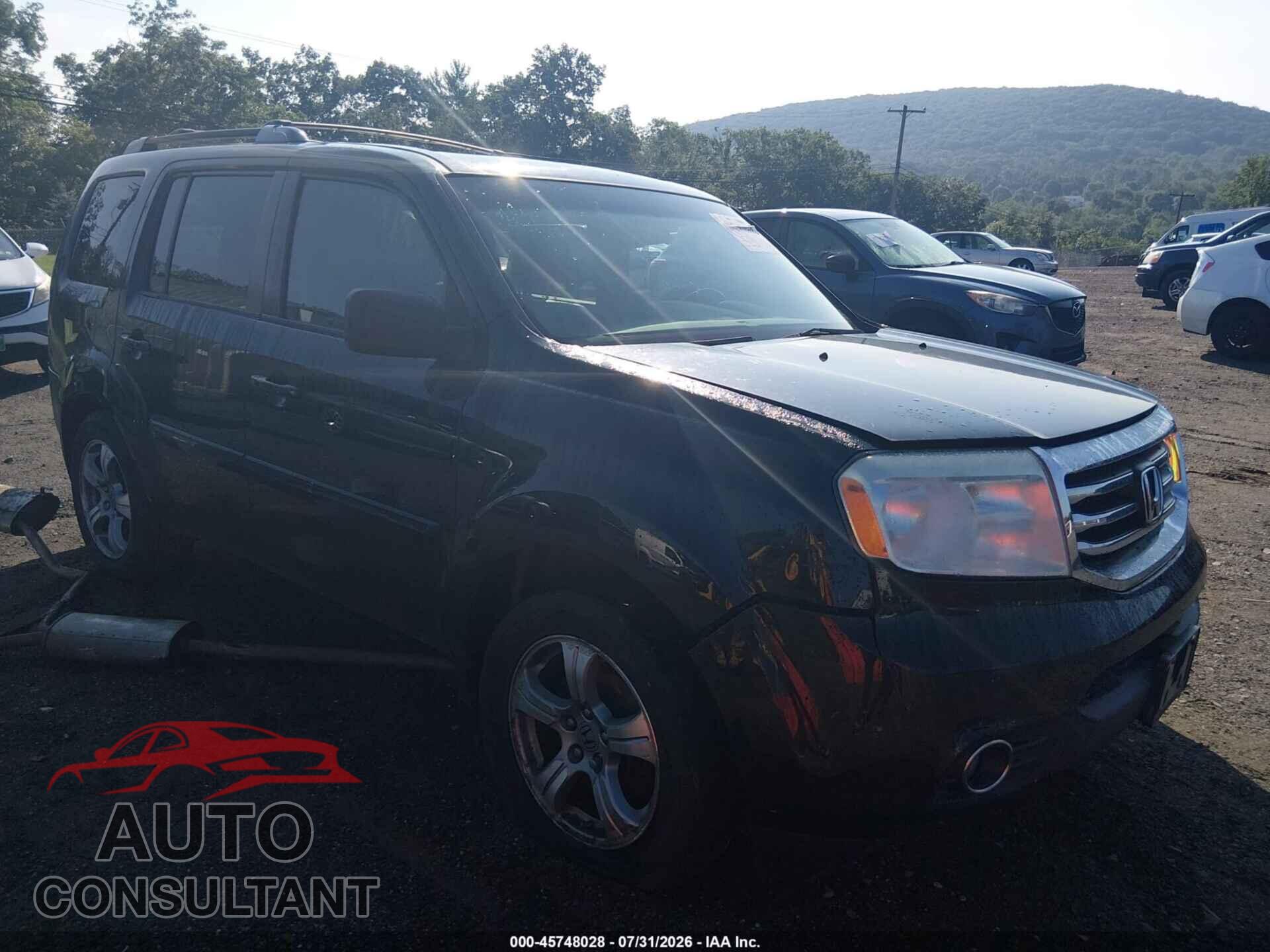 HONDA PILOT 2014 - 5FNYF4H5XEB016787