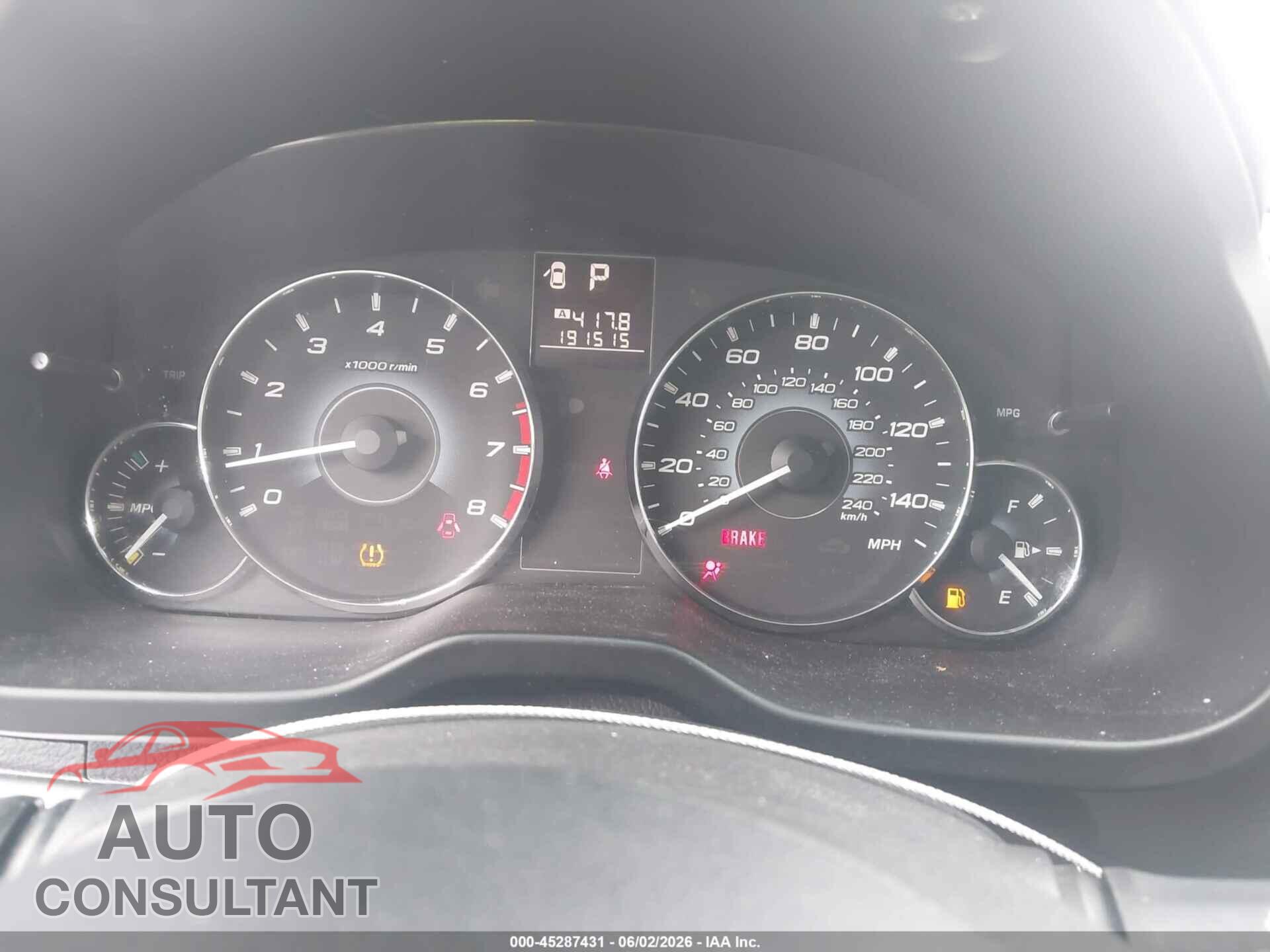 SUBARU OUTBACK 2010 - 4S4BRBGC0A3317783