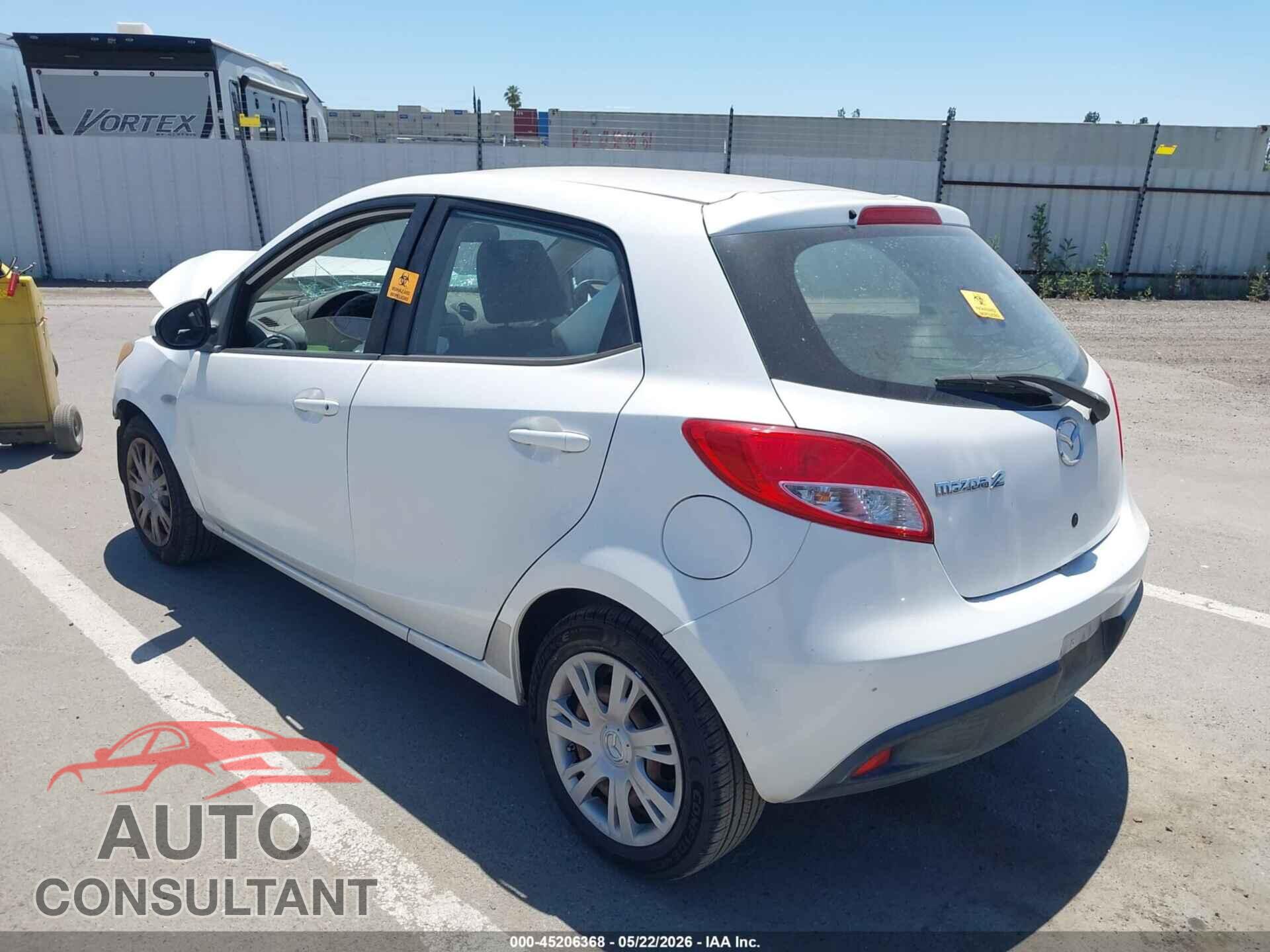 MAZDA MAZDA2 2012 - JM1DE1KZ8C0138149