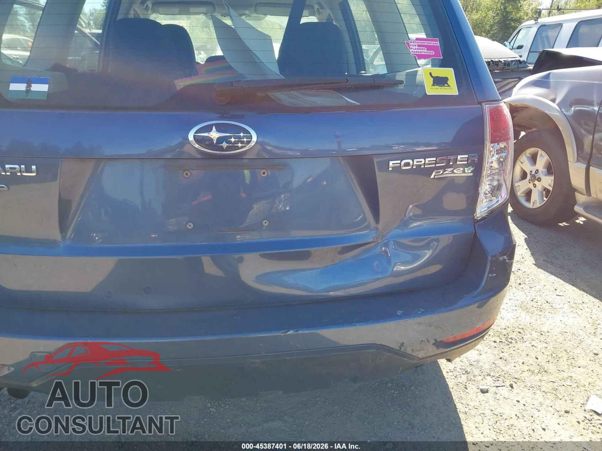 SUBARU FORESTER 2011 - JF2SHABC4BH711432