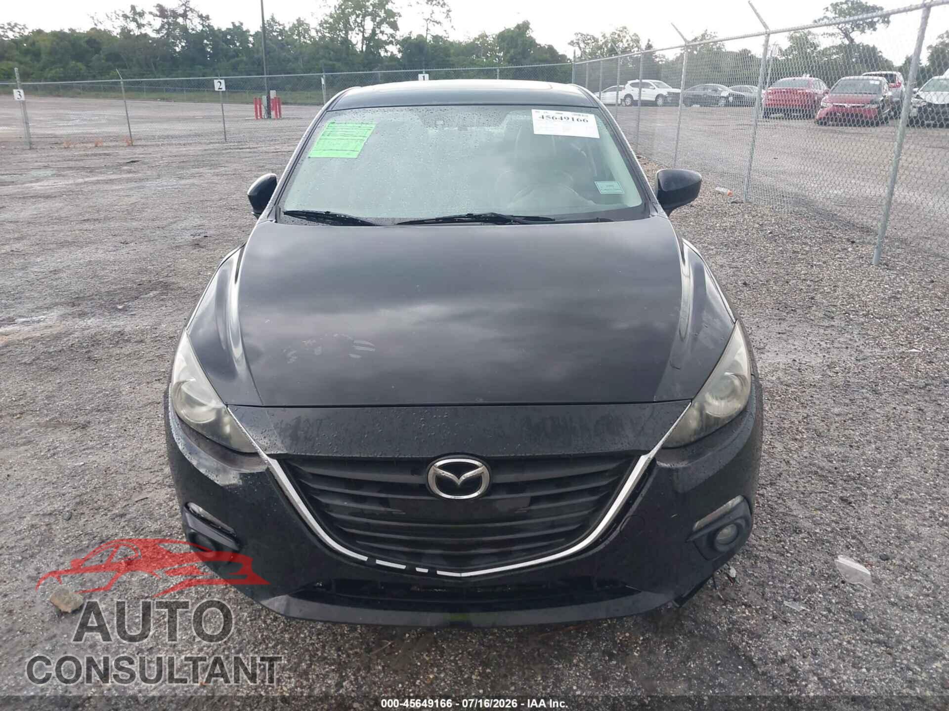 MAZDA MAZDA3 2016 - JM1BM1W78G1343473
