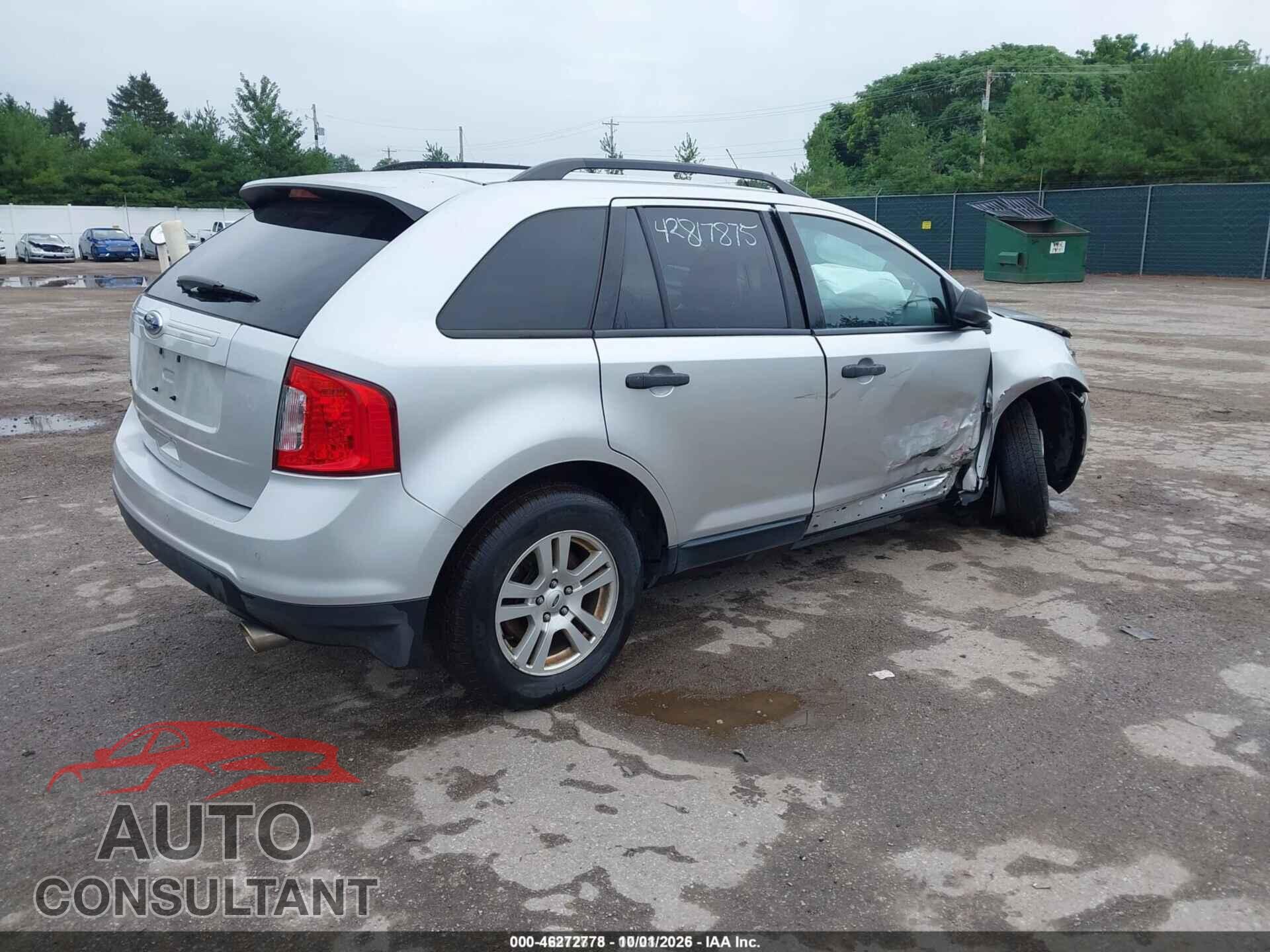 FORD EDGE 2012 - 2FMDK3GCXCBA10322