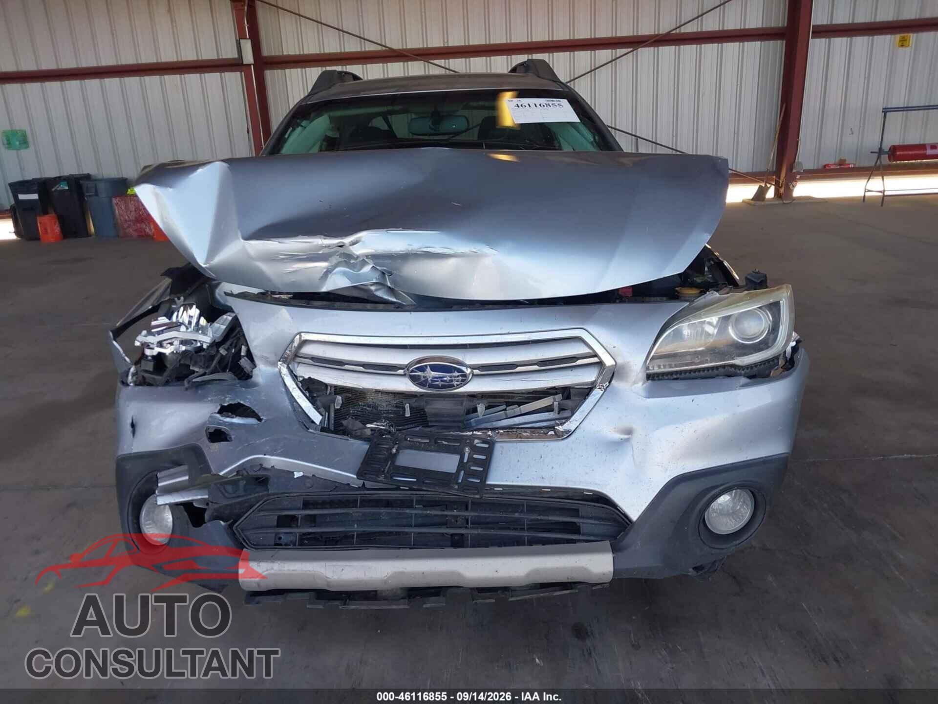 SUBARU OUTBACK 2015 - 4S4BSBLC3F3343859