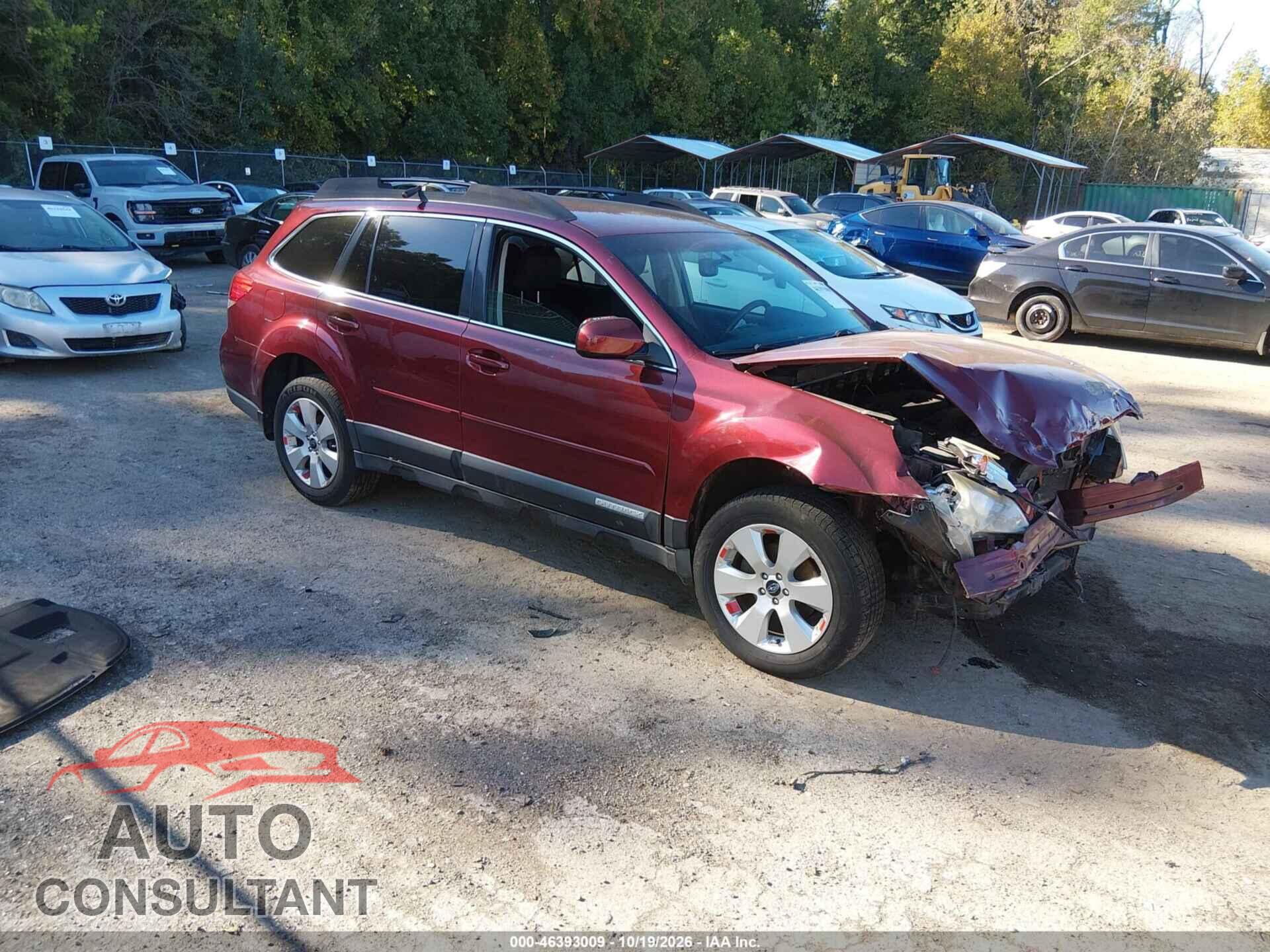 SUBARU OUTBACK 2012 - 4S4BRCCC5C3217368