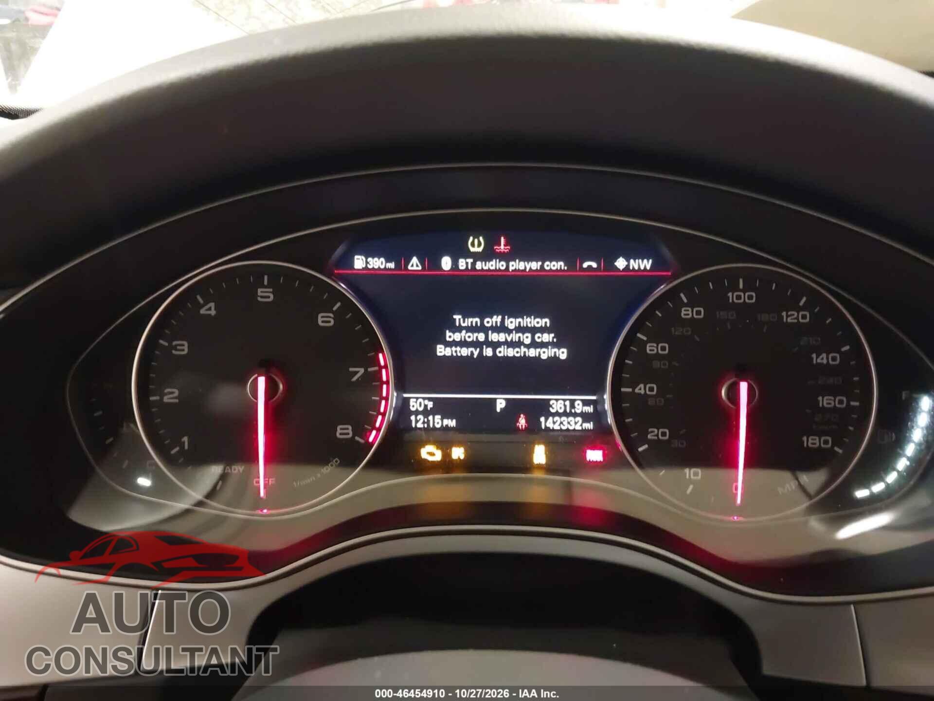 AUDI A6 2016 - WAUGFAFC4GN082328