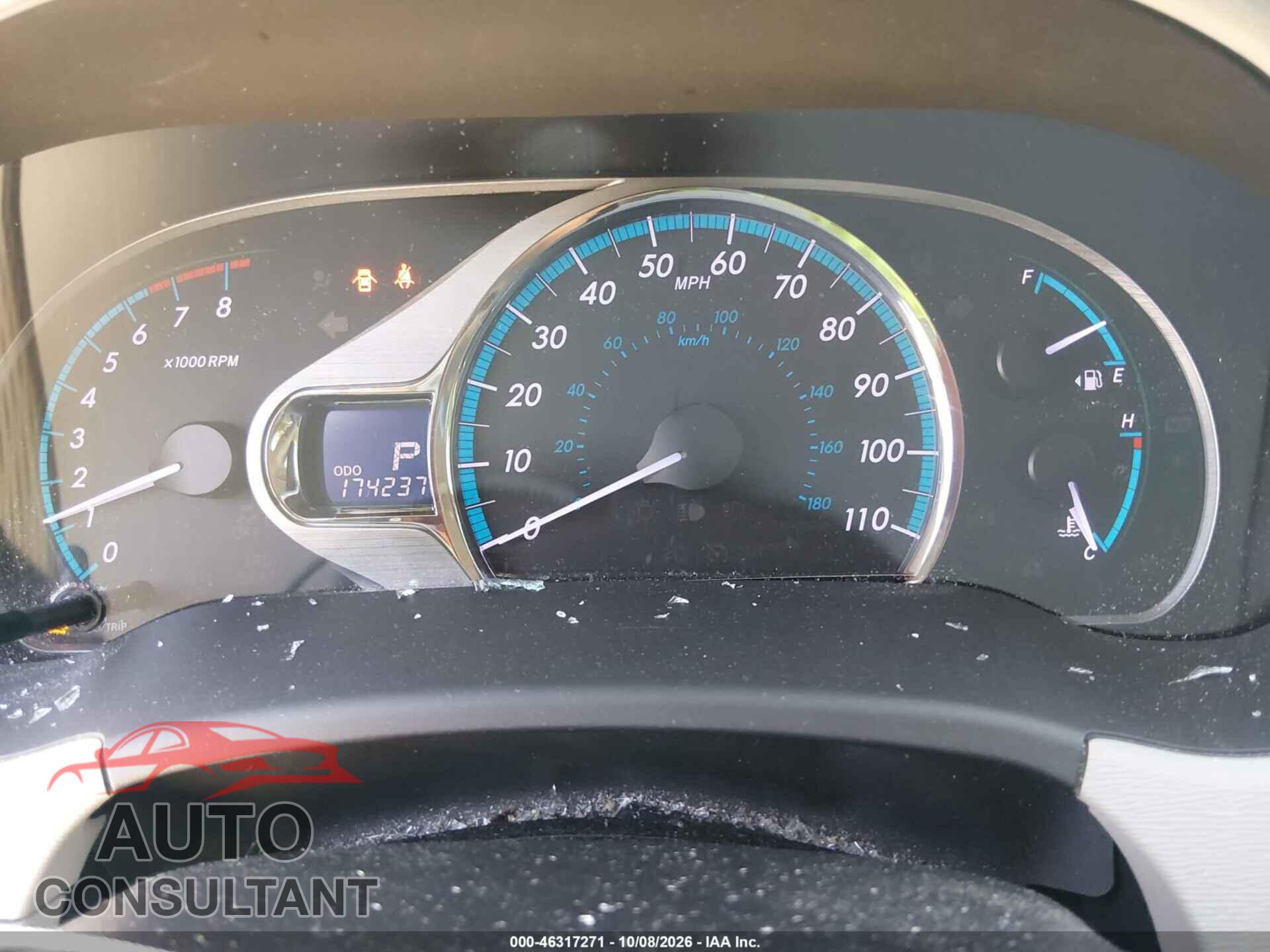 TOYOTA SIENNA 2012 - 5TDYK3DC2CS206084