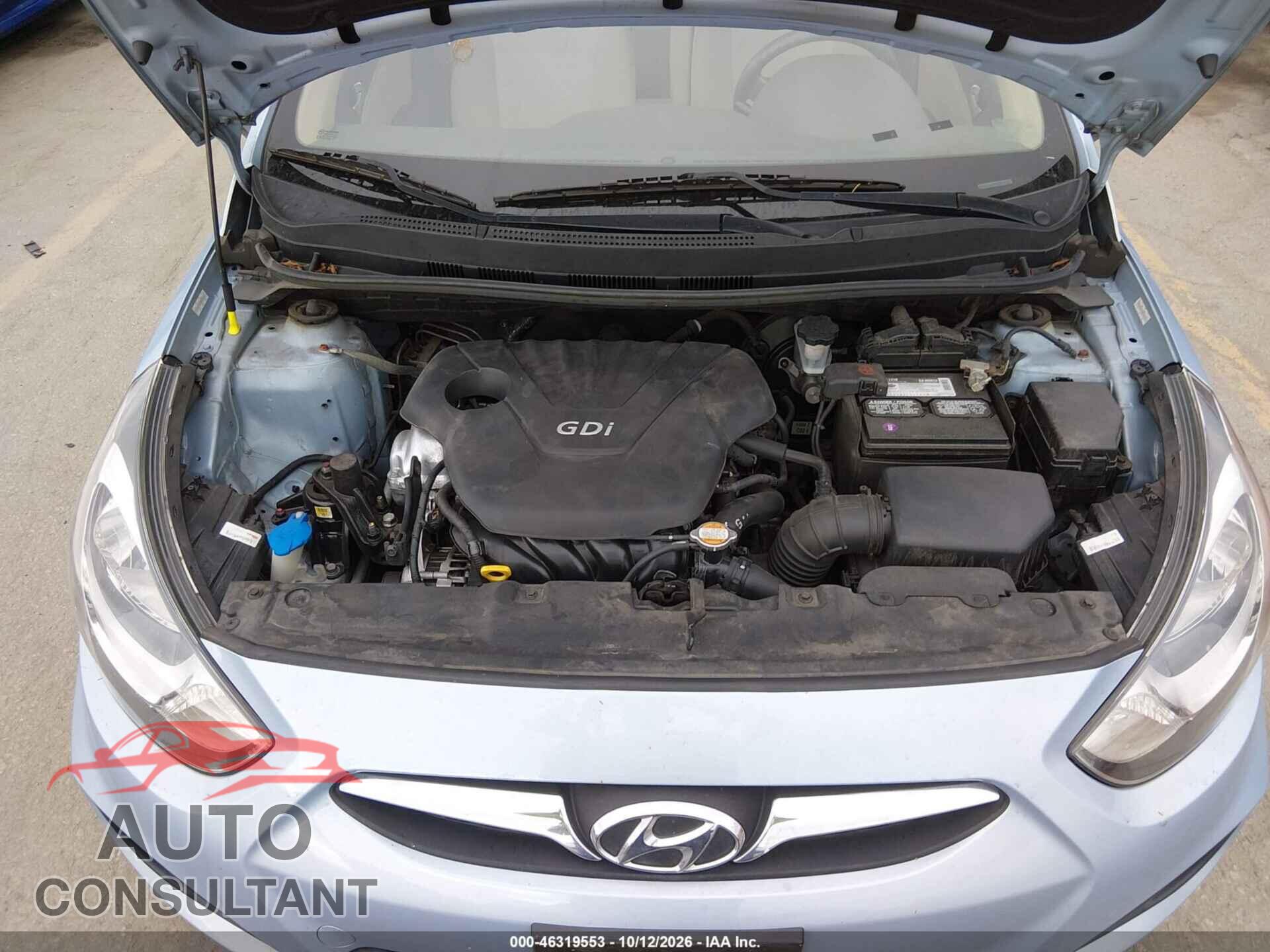 HYUNDAI ACCENT 2012 - KMHCT4AE8CU093574