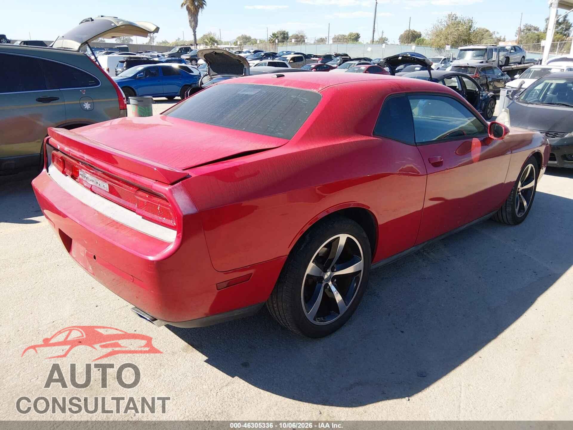 DODGE CHALLENGER 2013 - 2C3CDYAG9DH594248