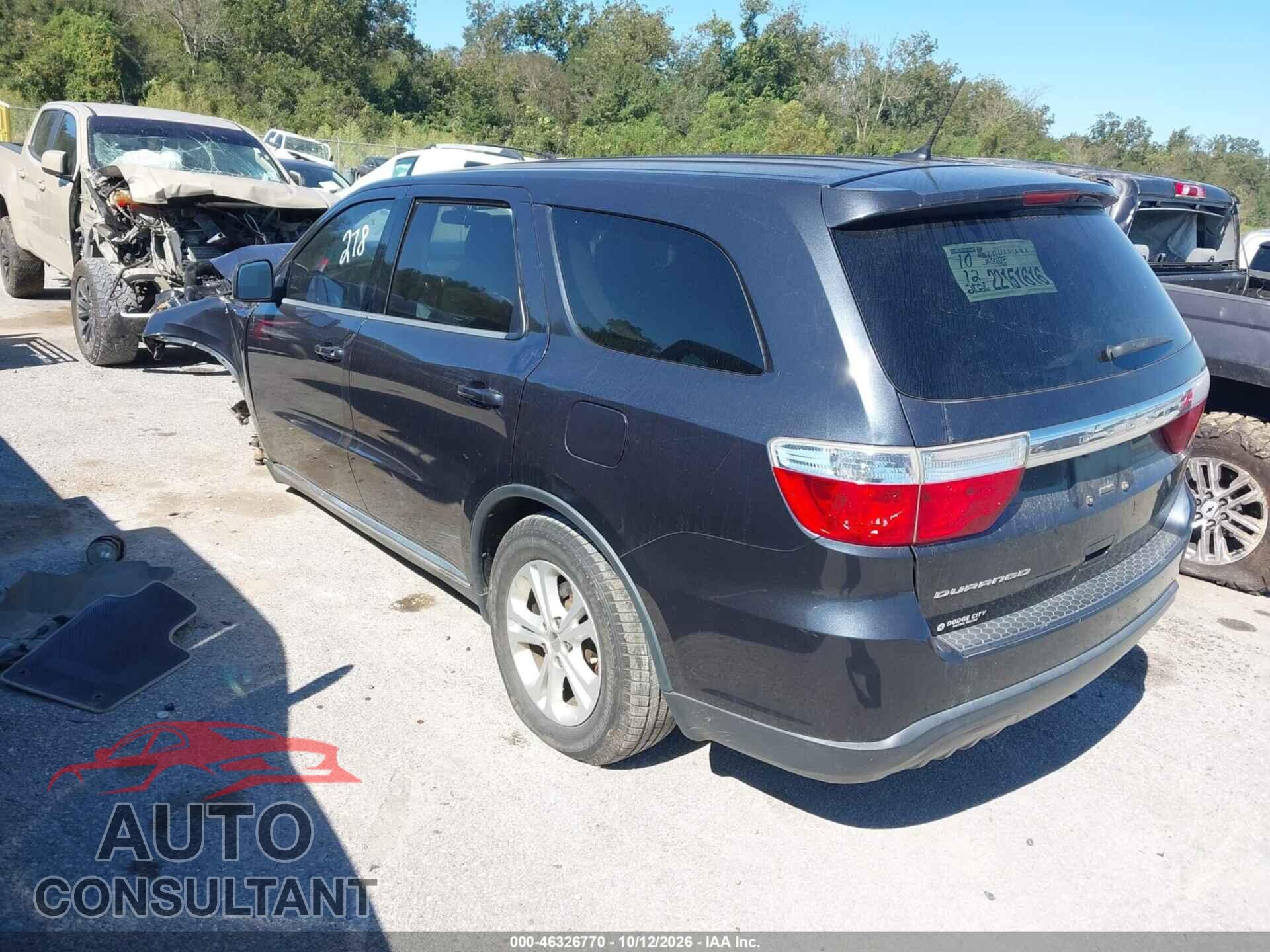 DODGE DURANGO 2013 - 1C4RDHAG8DC500126