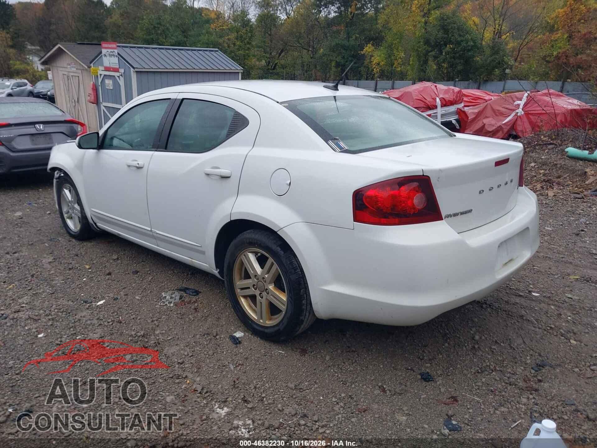 DODGE AVENGER 2013 - 1C3CDZCB9DN663048