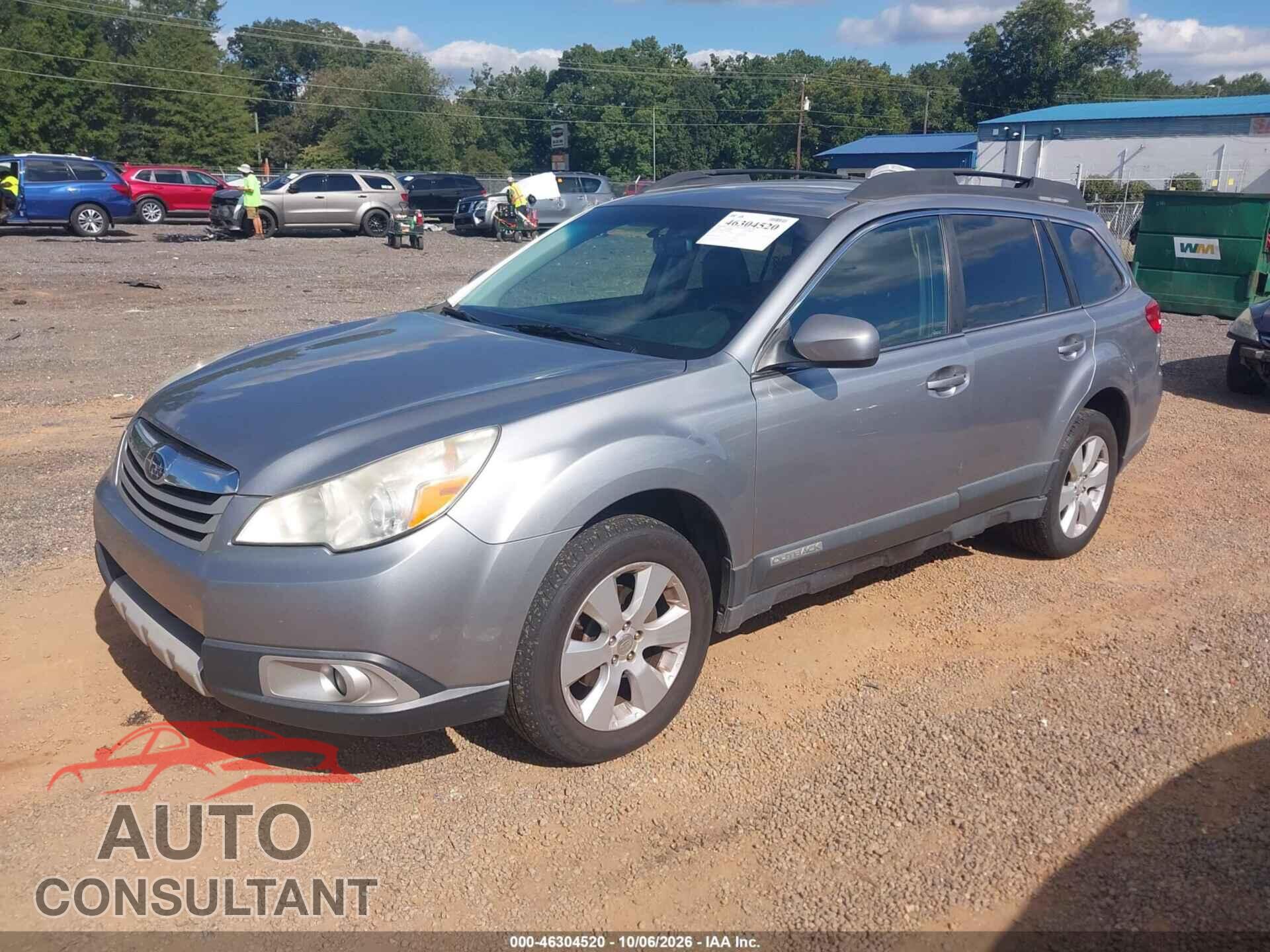SUBARU OUTBACK 2010 - 4S4BRBLC8A3379471