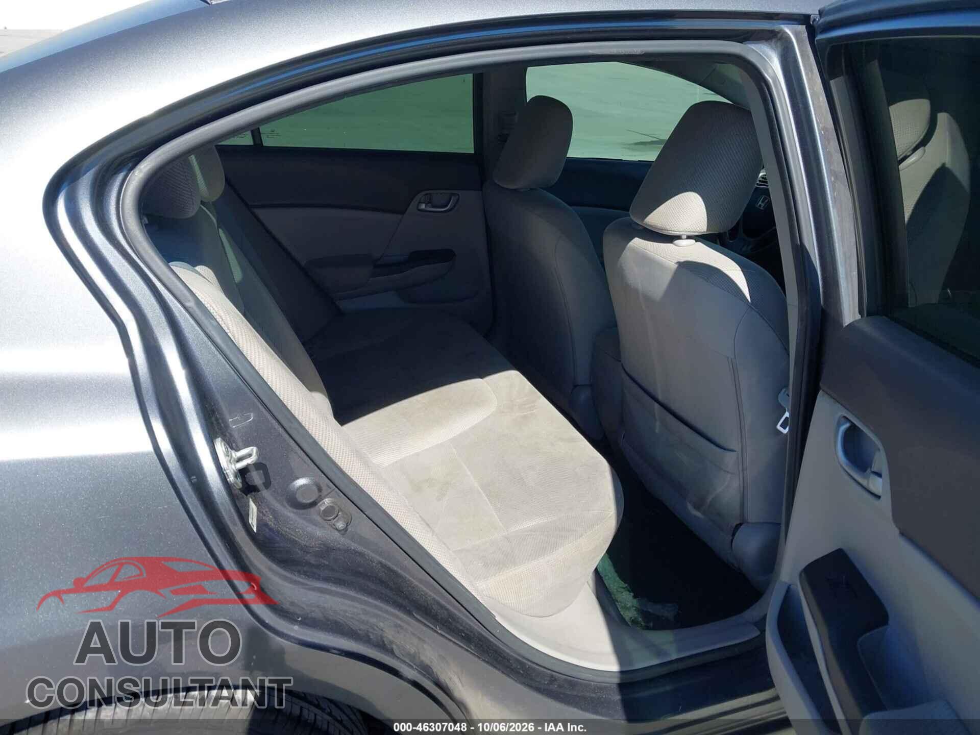 HONDA CIVIC 2012 - 19XFB2F57CE321791