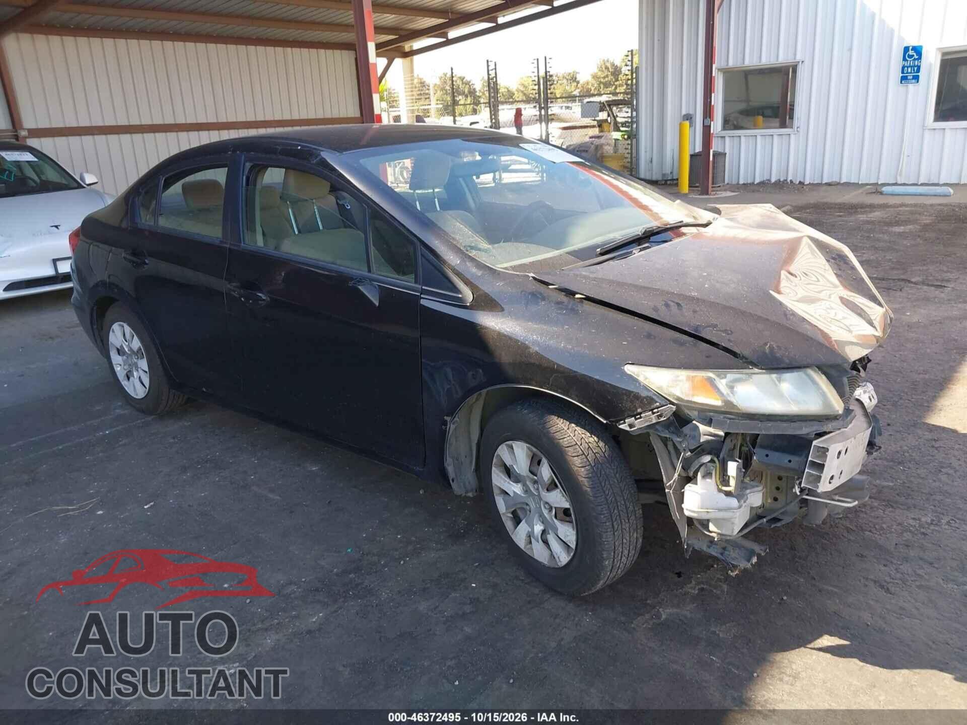 HONDA CIVIC 2012 - 2HGFB2F52CH599133