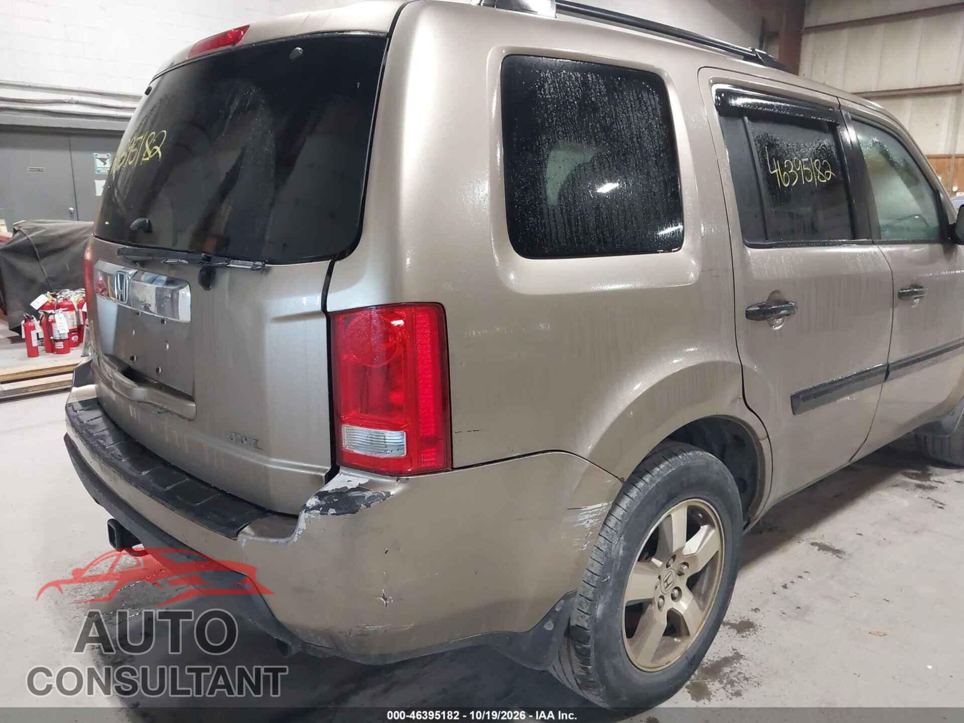HONDA PILOT 2010 - 5FNYF4H22AB006092