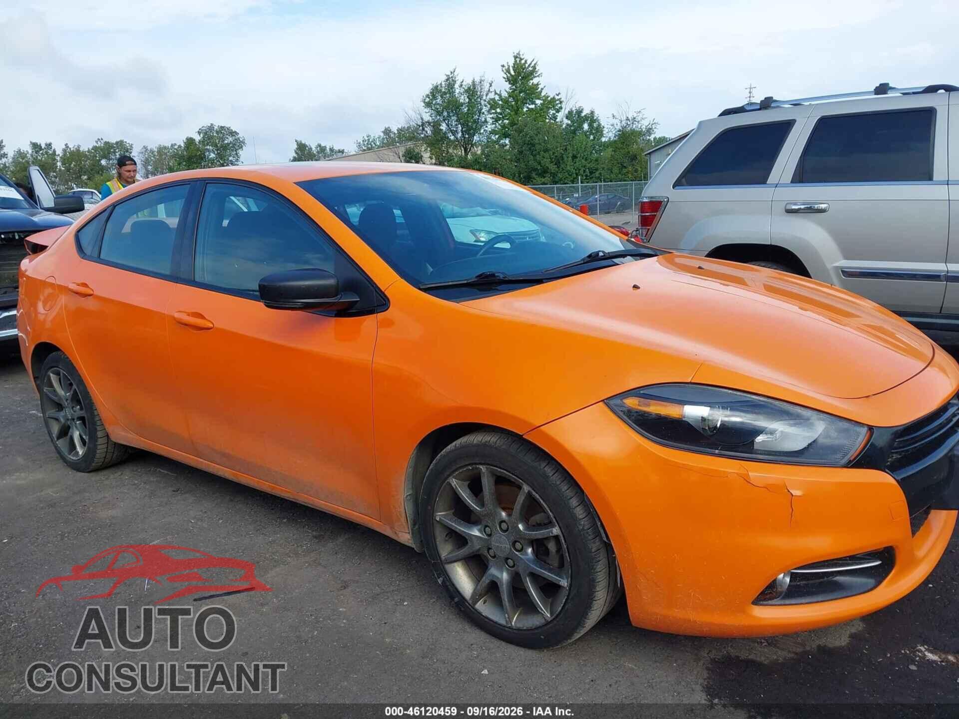 DODGE DART 2014 - 1C3CDFBB0ED824104