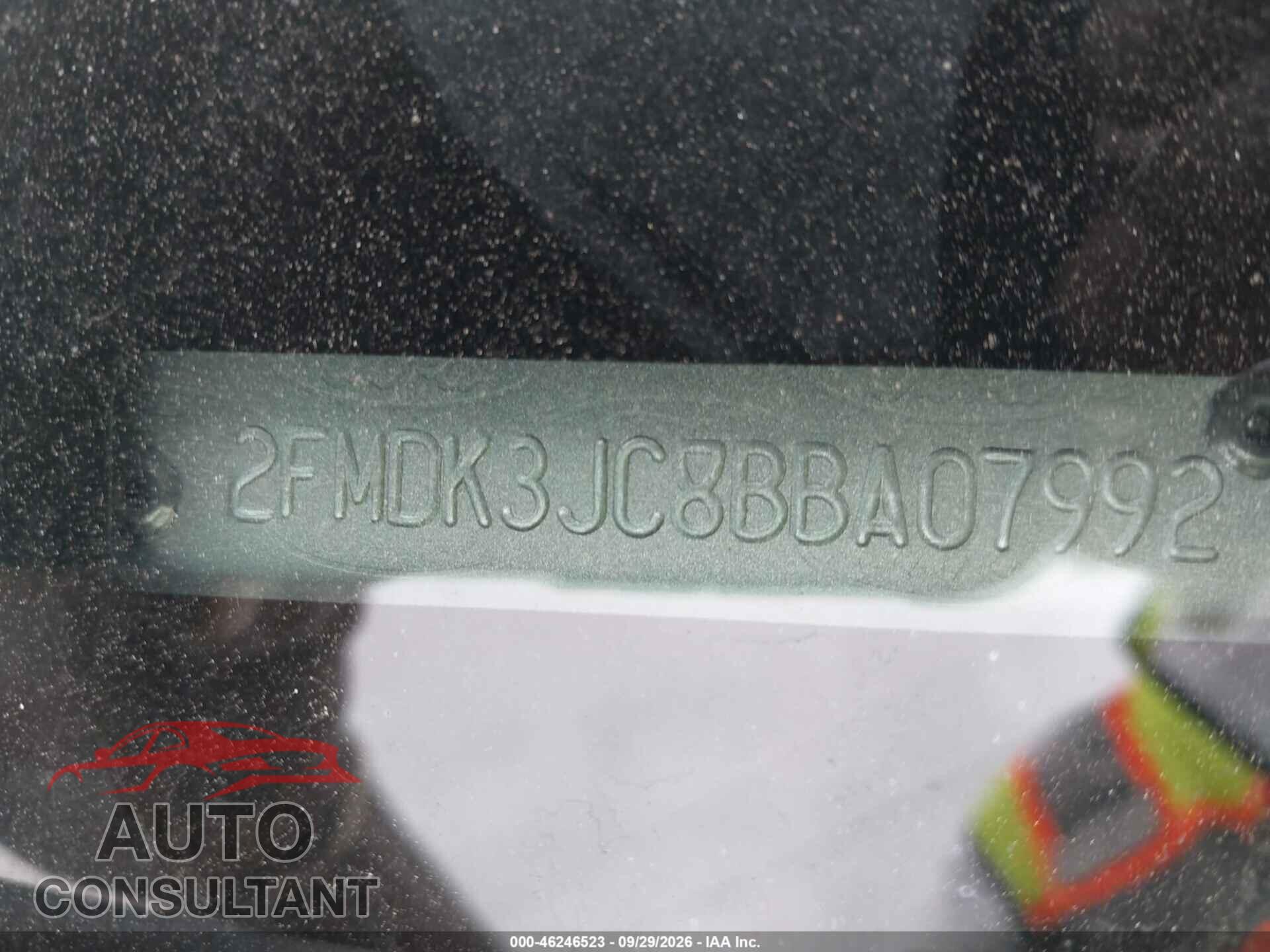 FORD EDGE 2011 - 2FMDK3JC8BBA07992