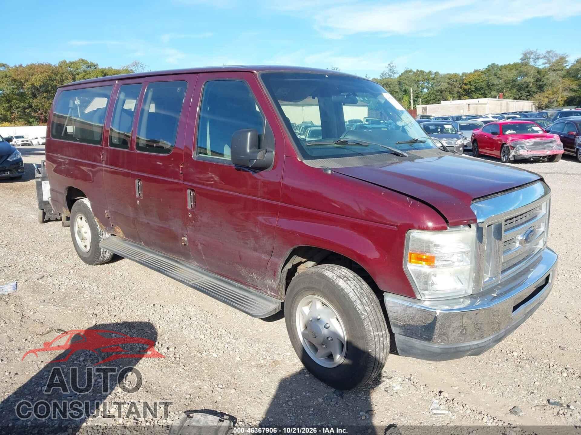 FORD E-350 SUPER DUTY 2010 - 1FDNE3BL2ADA59010