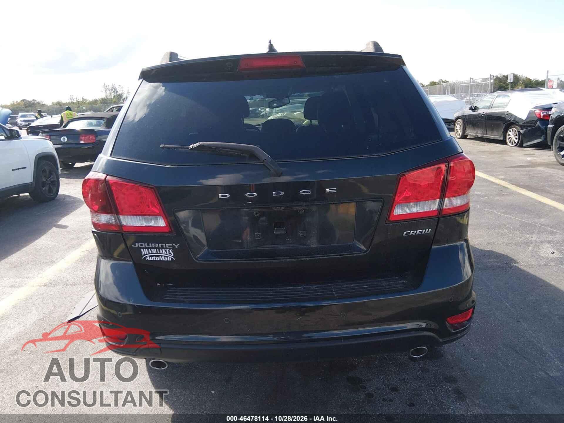 DODGE JOURNEY 2012 - 3C4PDCDG8CT239511