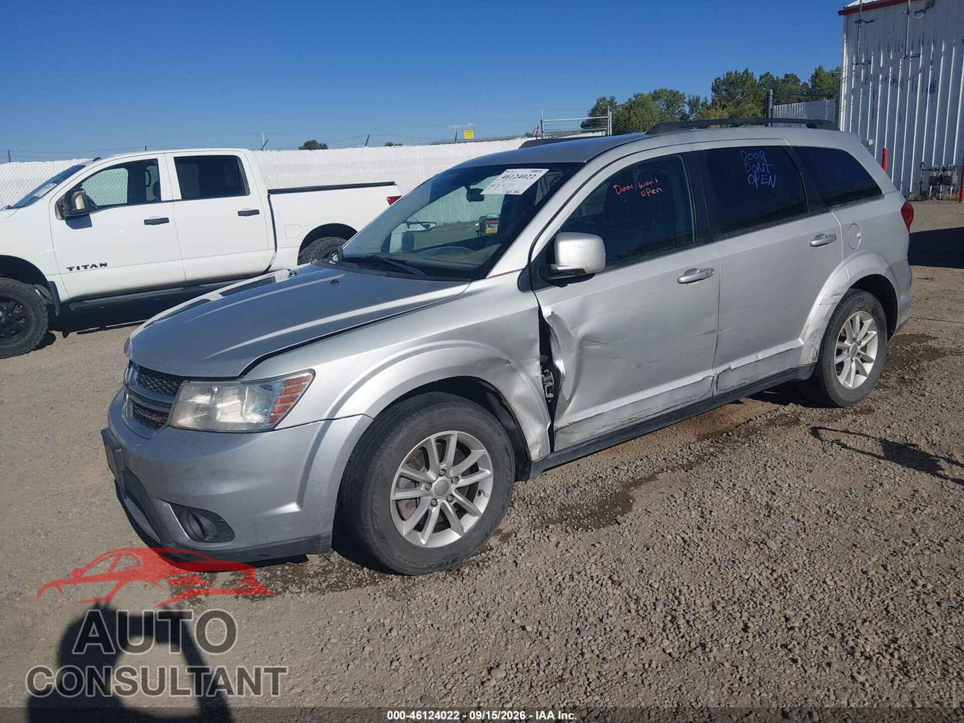 DODGE JOURNEY 2013 - 3C4PDDBG5DT580312