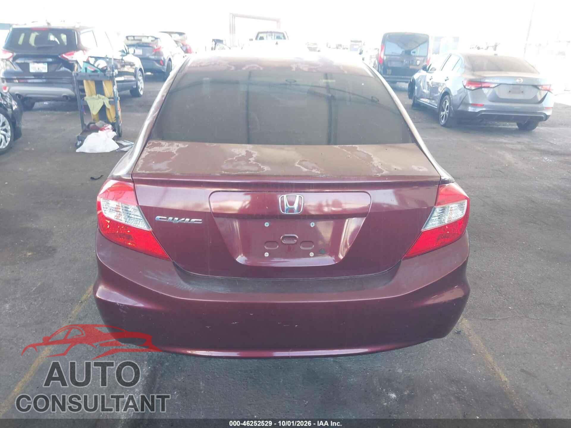 HONDA CIVIC 2012 - 2HGFB2F50CH591094