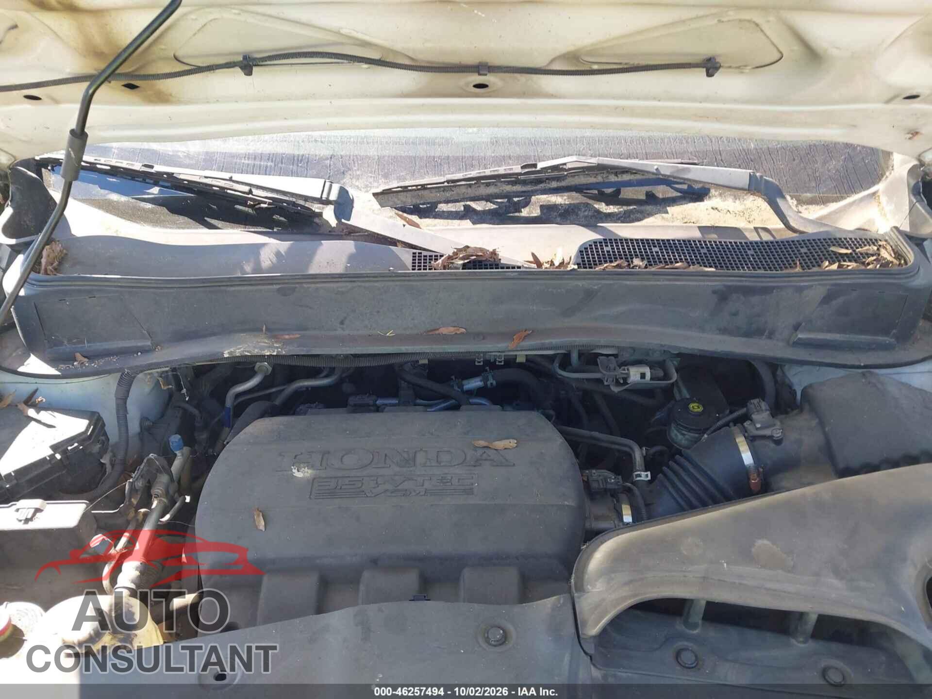 HONDA PILOT 2012 - 5FNYF3H98CB008410