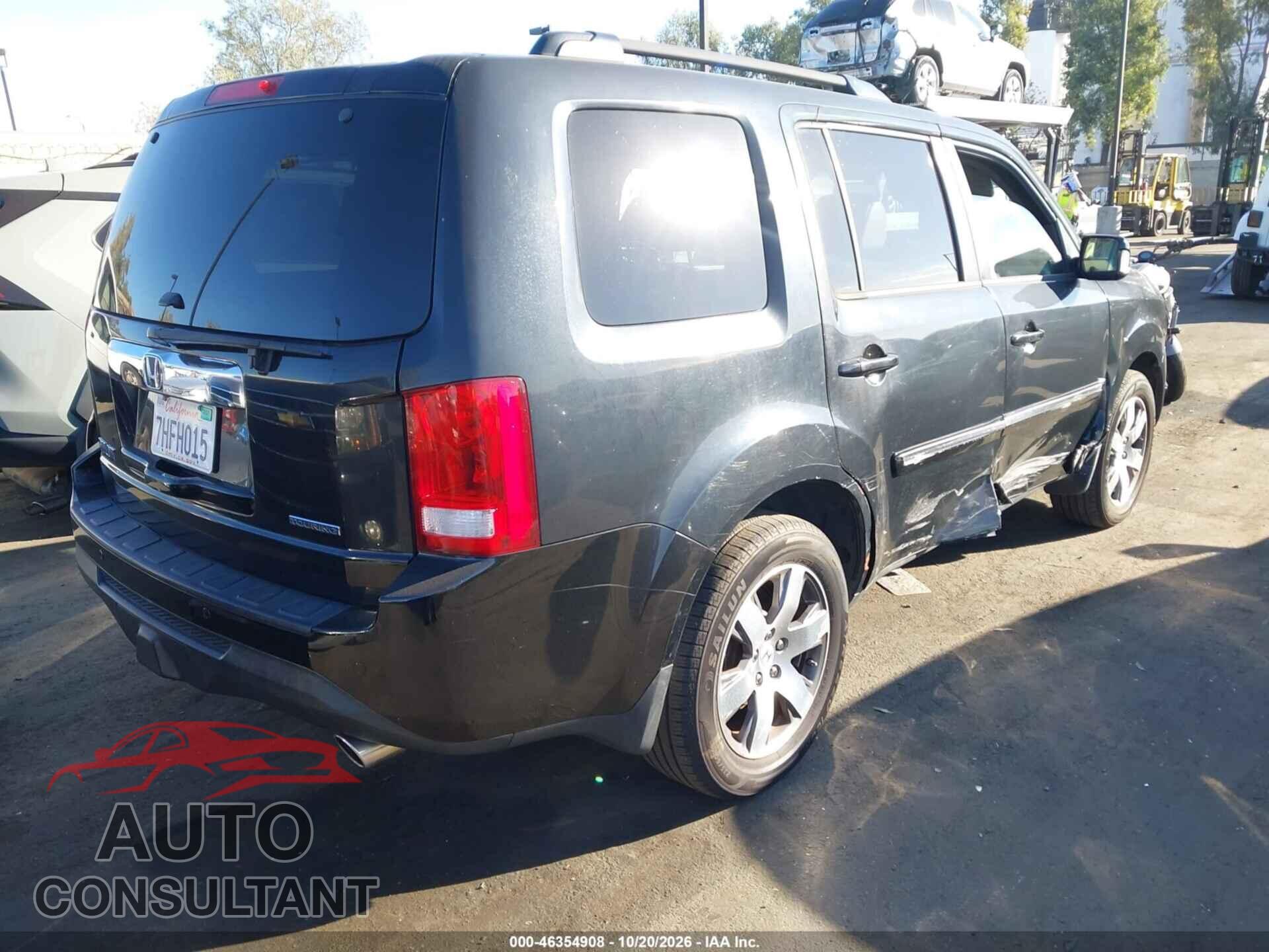 HONDA PILOT 2014 - 5FNYF3H96EB023801