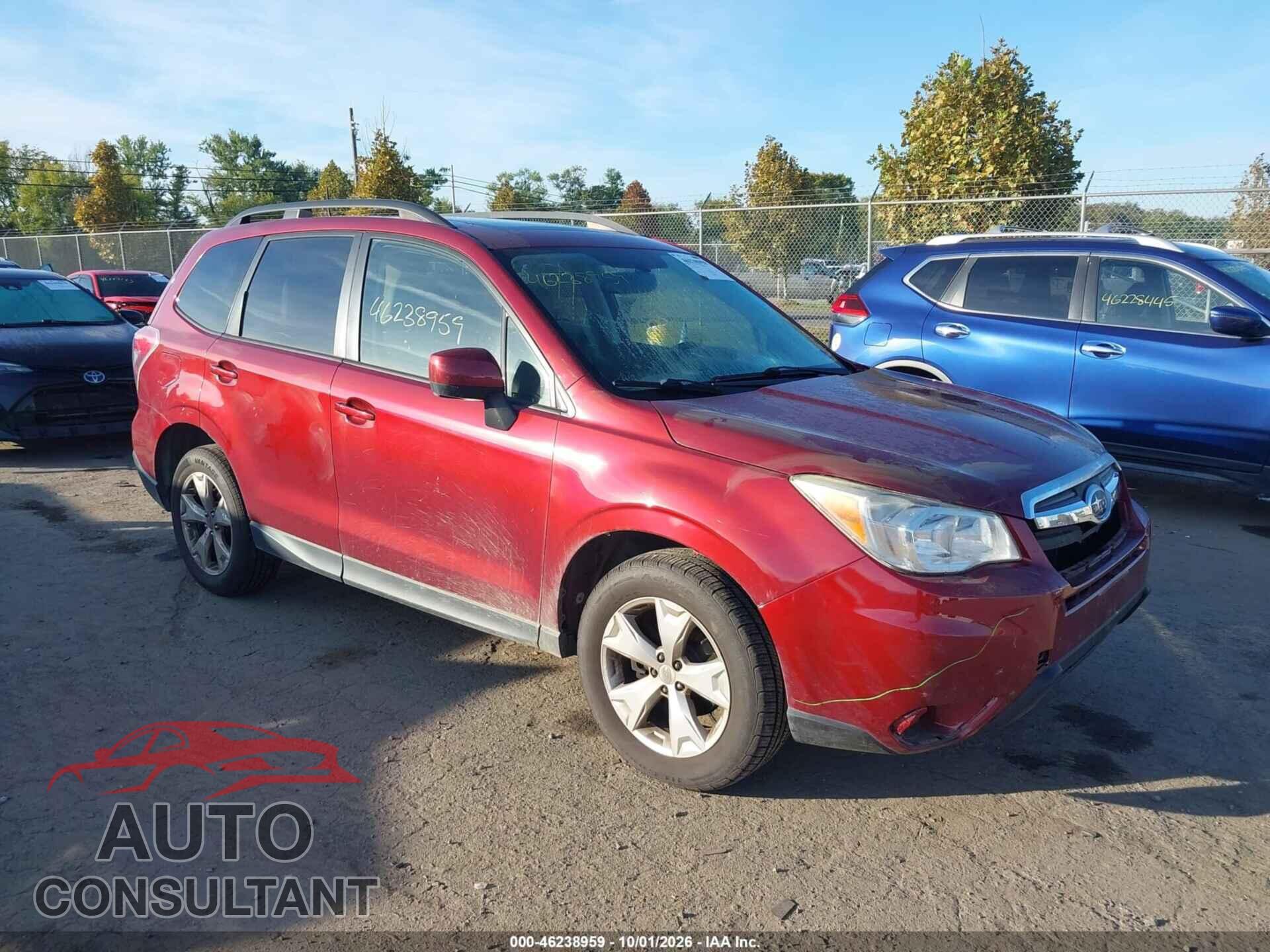 SUBARU FORESTER 2014 - JF2SJAECXEH452658