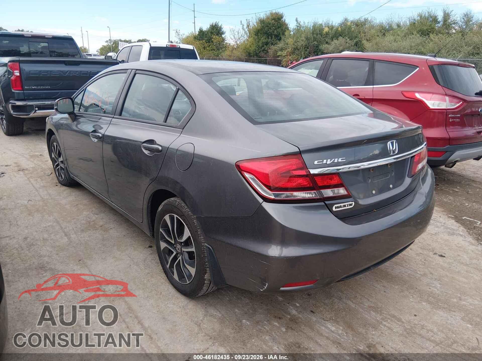 HONDA CIVIC 2013 - 2HGFB2F86DH500101