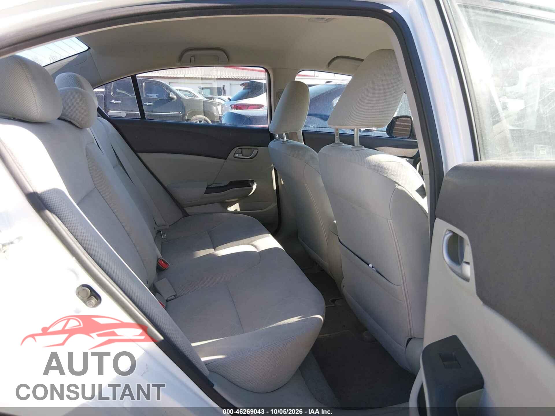 HONDA CIVIC 2012 - 19XFB2F51CE016044