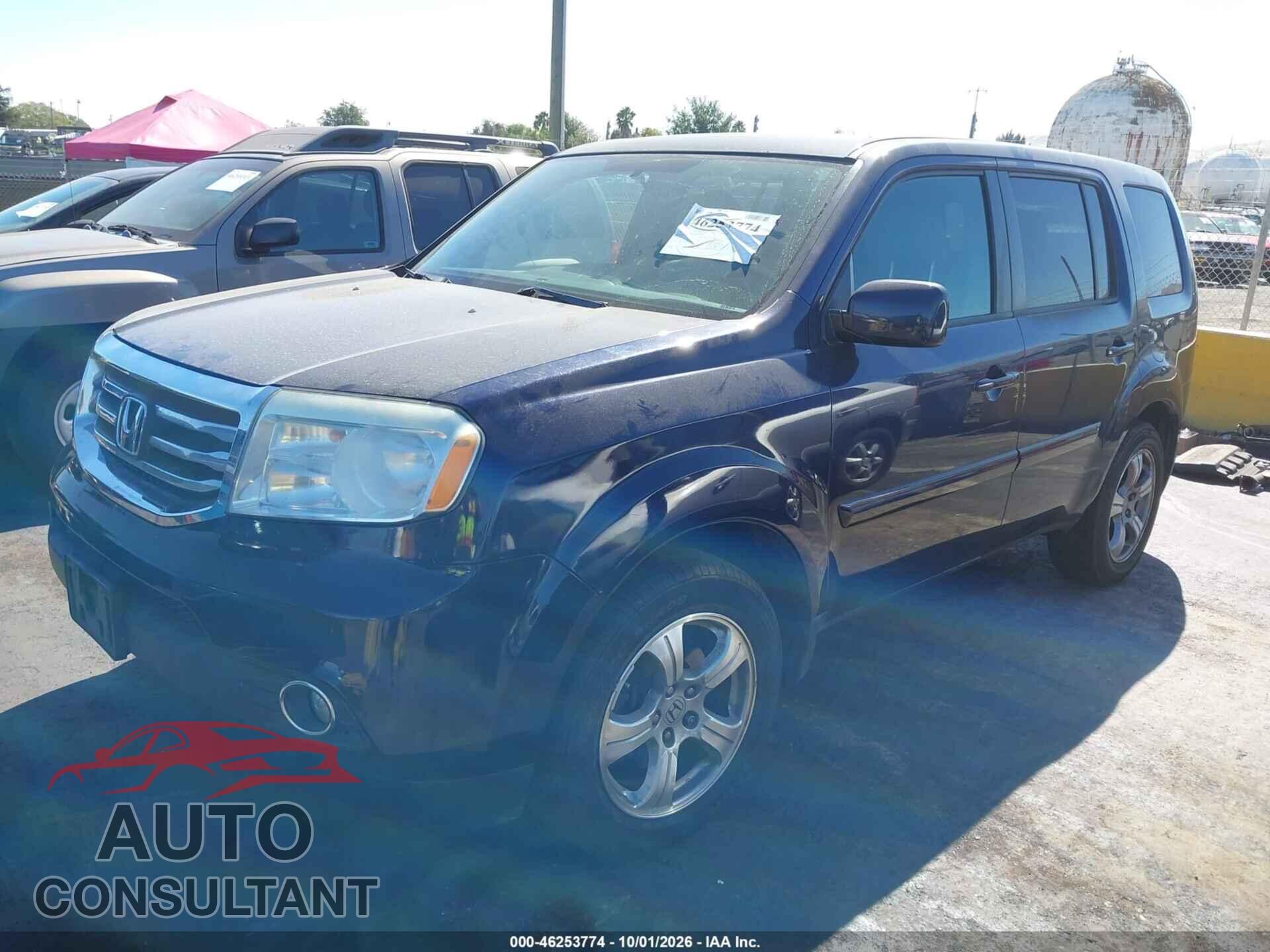 HONDA PILOT 2013 - 5FNYF3H4XDB033668