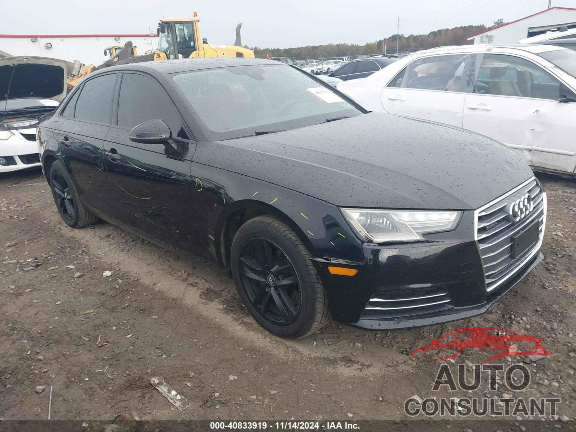 AUDI A4 2017 - WAUANAF44HN033634