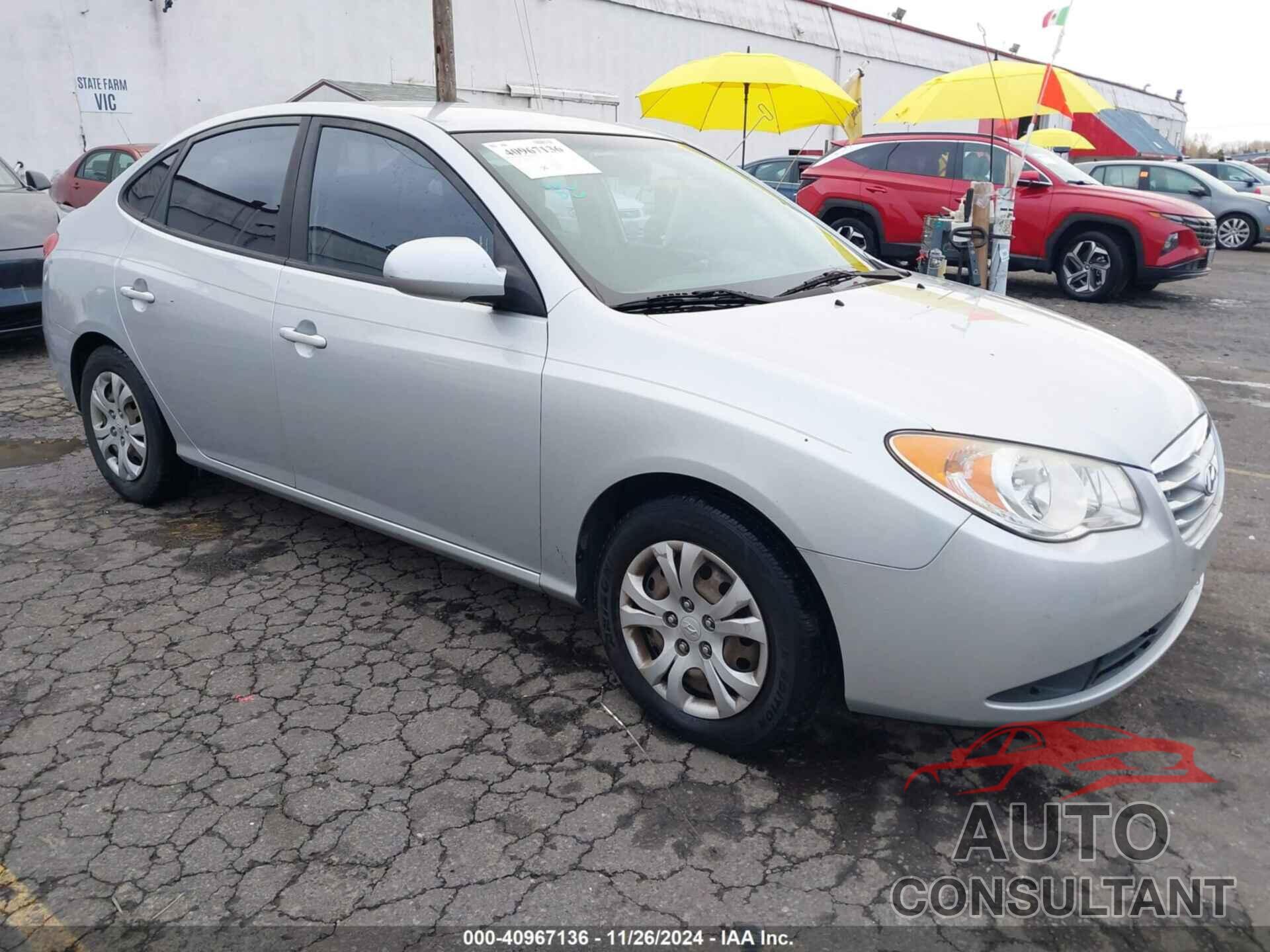 HYUNDAI ELANTRA 2010 - KMHDU4AD4AU019221