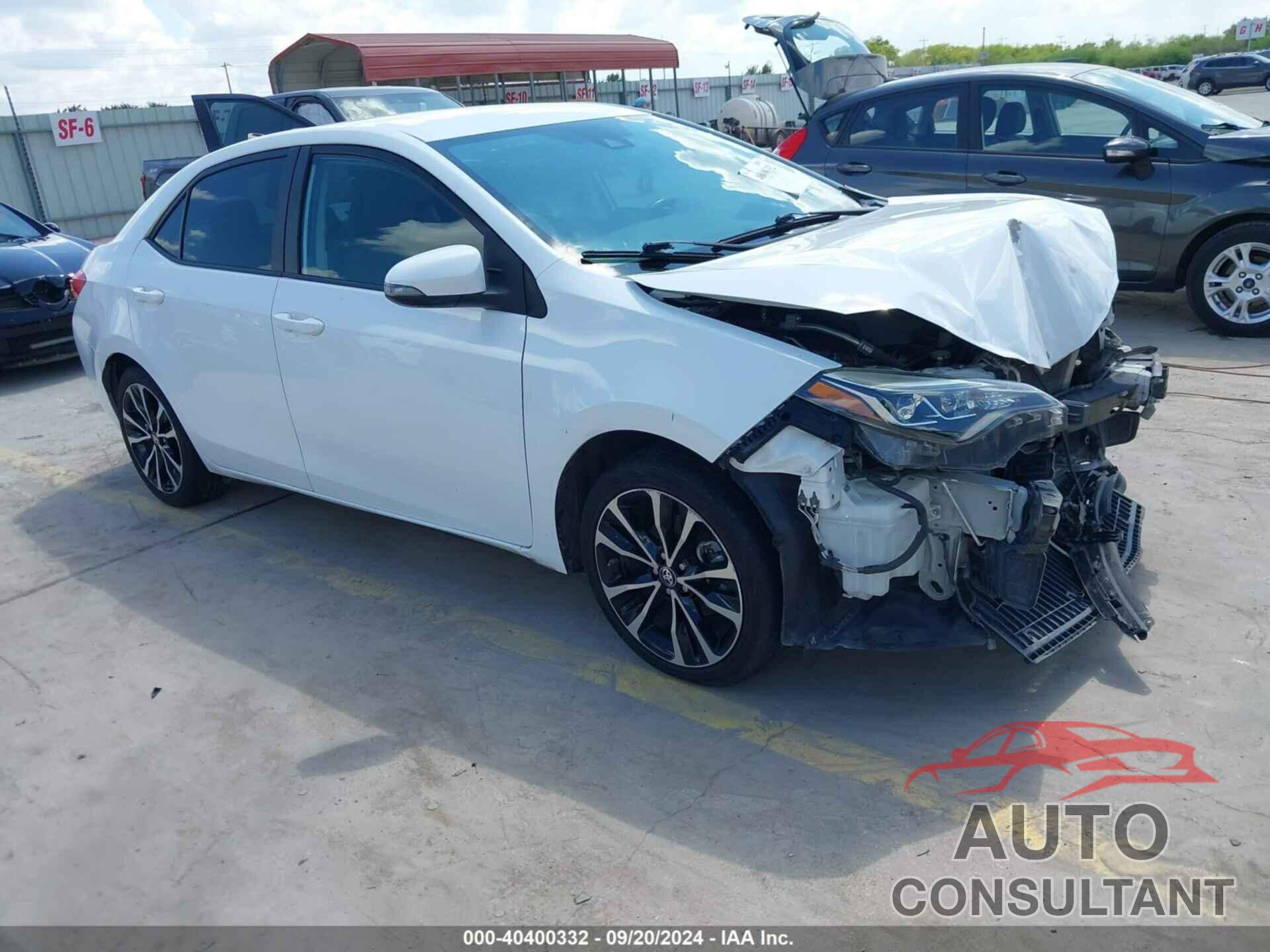 TOYOTA COROLLA 2019 - 5YFBURHE1KP863187