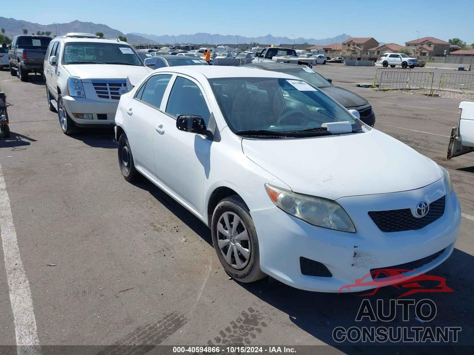 TOYOTA COROLLA 2009 - JTDBL40E29J042292