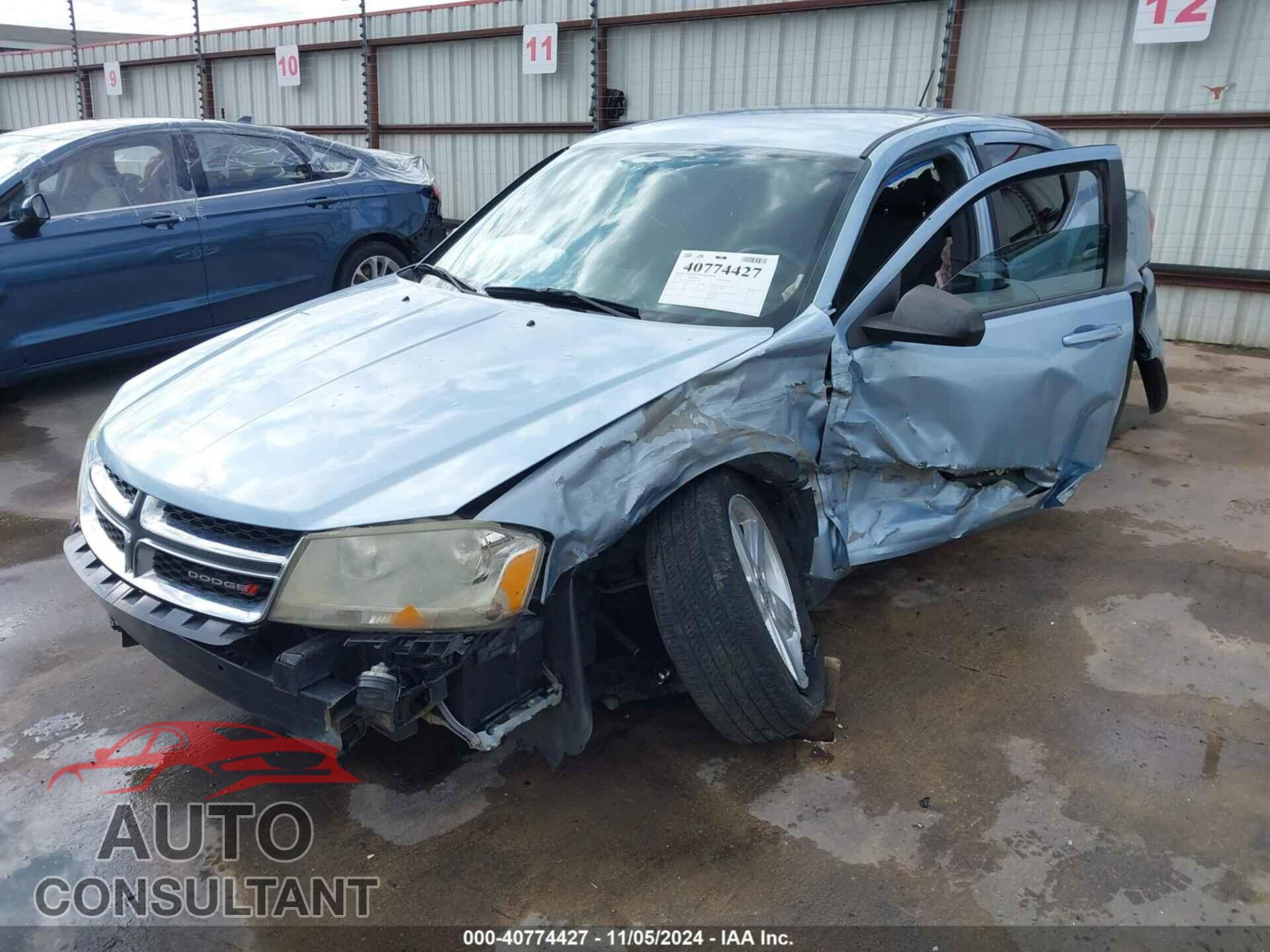 DODGE AVENGER 2013 - 1C3CDZAB2DN681362