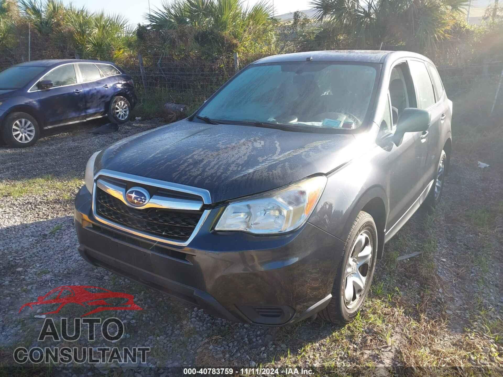 SUBARU FORESTER 2014 - JF2SJAAC3EH444553