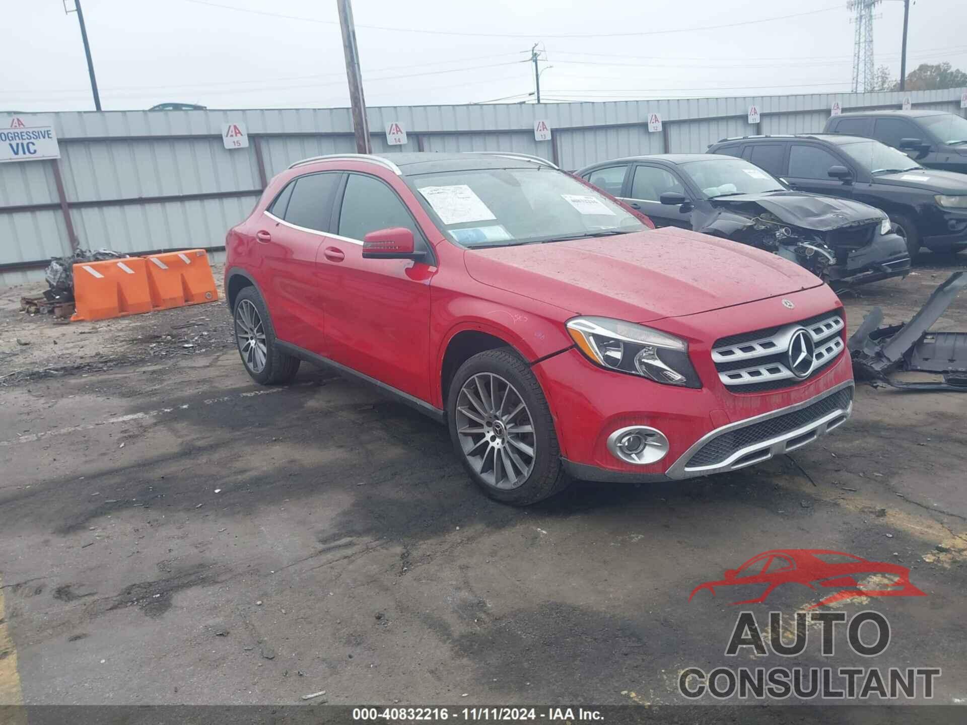 MERCEDES-BENZ GLA 250 2018 - WDCTG4EB1JJ506226