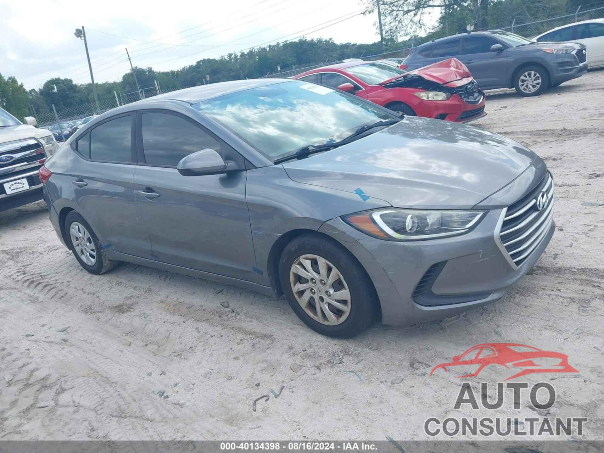 HYUNDAI ELANTRA 2018 - 5NPD74LFXJH354195