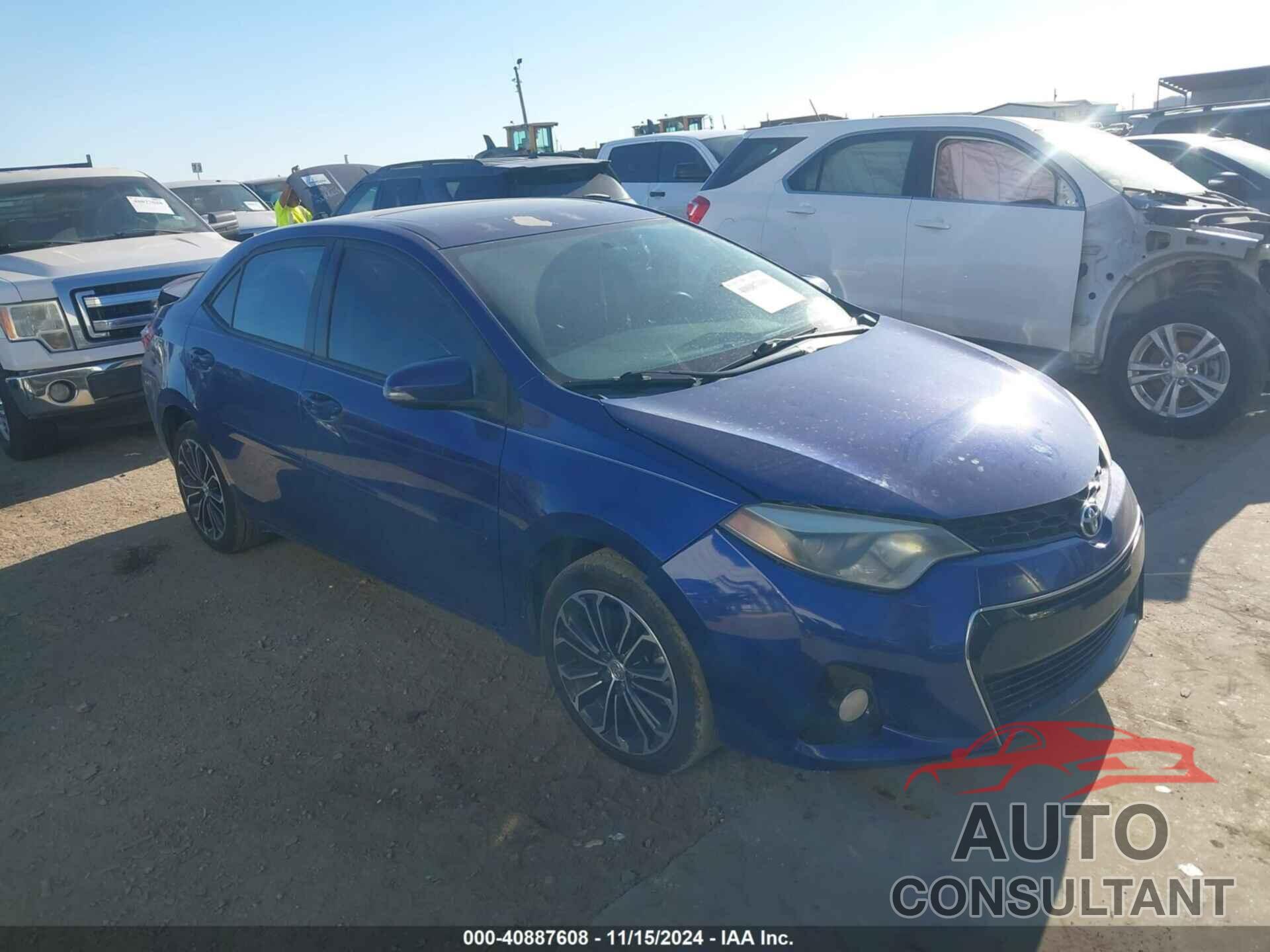TOYOTA COROLLA 2014 - 5YFBURHE7EP112969