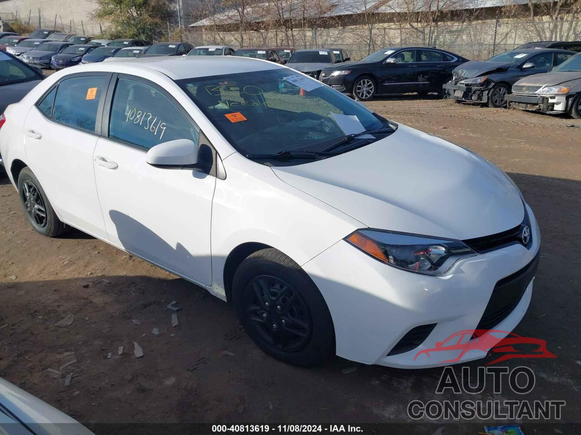 TOYOTA COROLLA 2015 - 2T1BURHEXFC296760