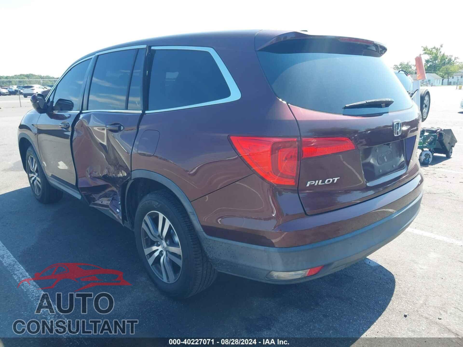HONDA PILOT 2017 - 5FNYF5H36HB008193
