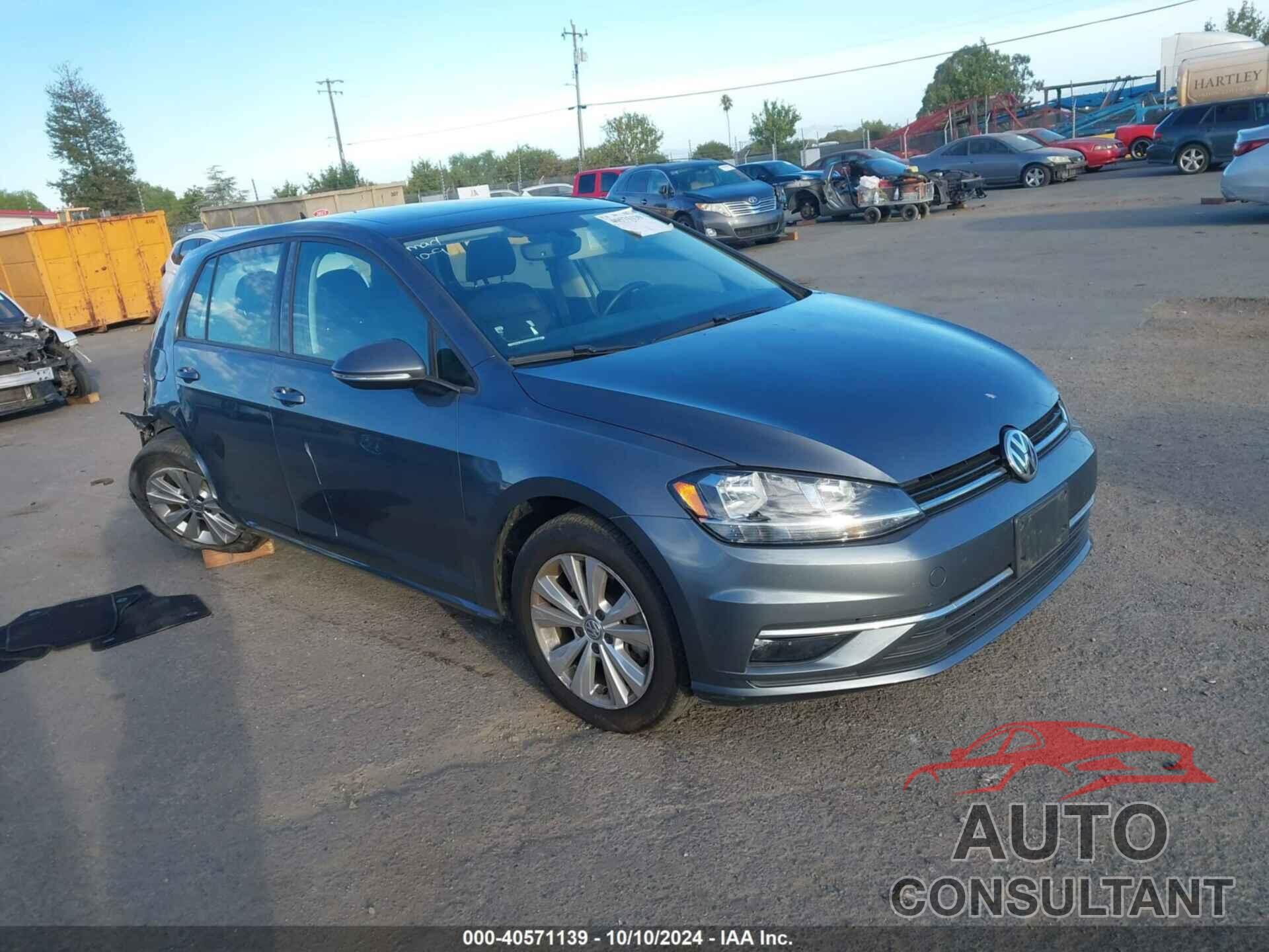 VOLKSWAGEN GOLF 2019 - 3VWG57AU4KM036524