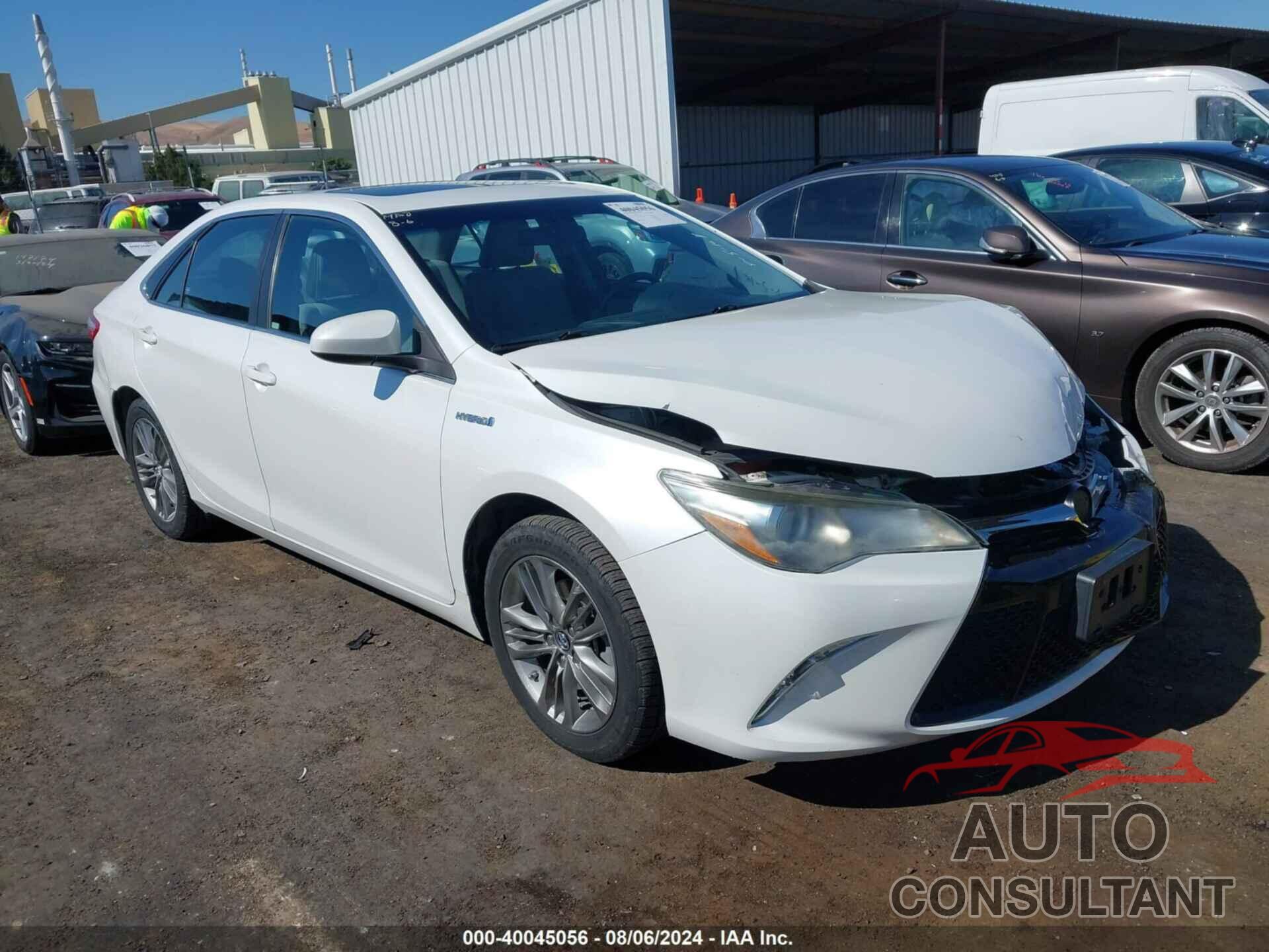 TOYOTA CAMRY HYBRID 2017 - 4T1BD1FK4HU222570