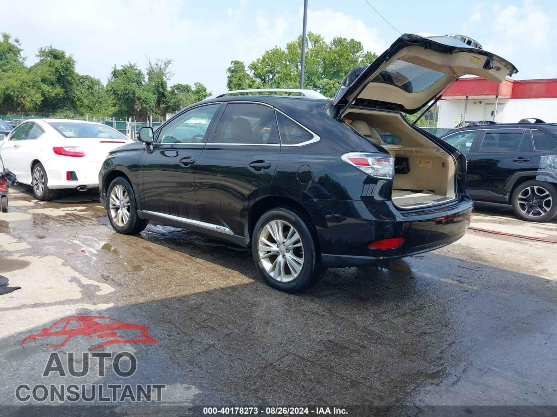 LEXUS RX 450H 2011 - JTJBC1BA6B2417543