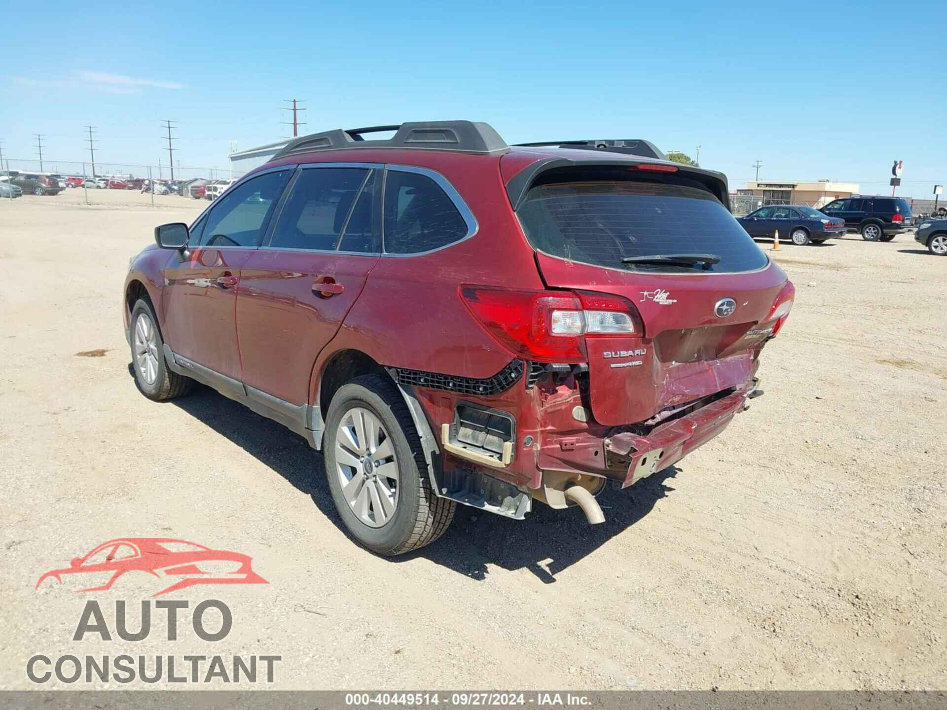 SUBARU OUTBACK 2017 - 4S4BSAAC5H3396224