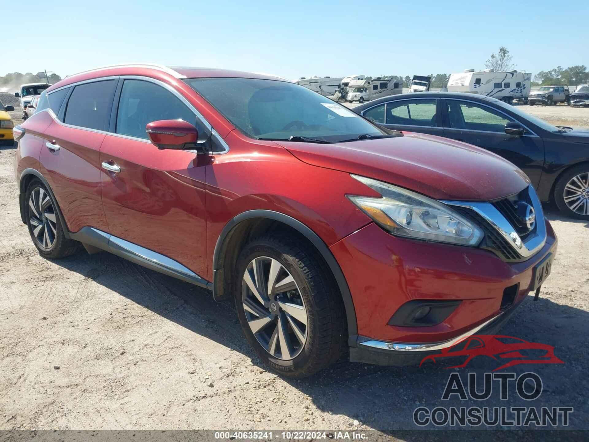 NISSAN MURANO 2016 - 5N1AZ2MH2GN152845