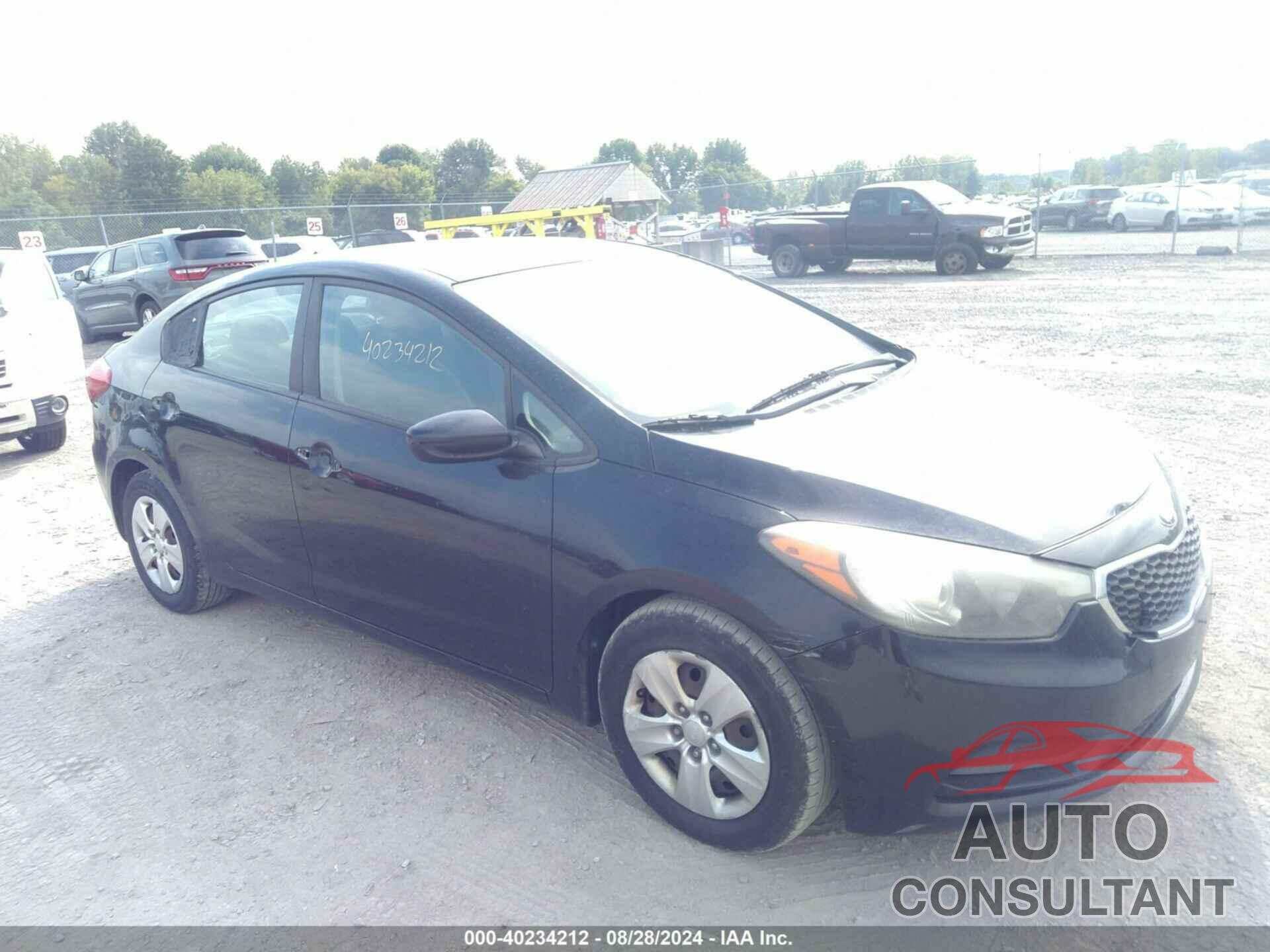 KIA FORTE 2016 - KNAFK4A66G5599432