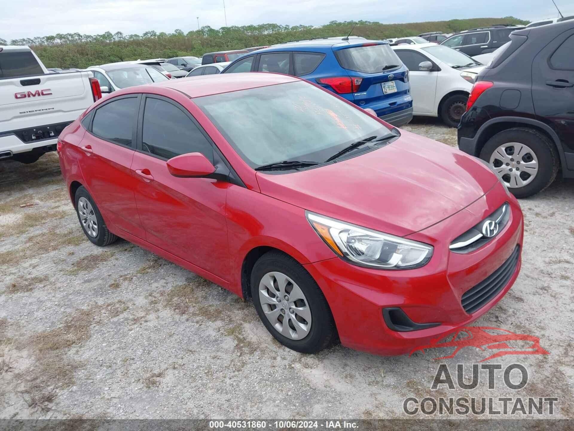 HYUNDAI ACCENT 2017 - KMHCT4AE9HU271712