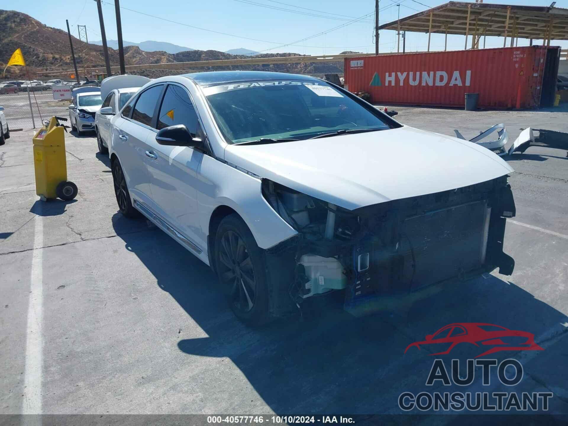 HYUNDAI SONATA 2016 - 5NPE34AF5GH308446