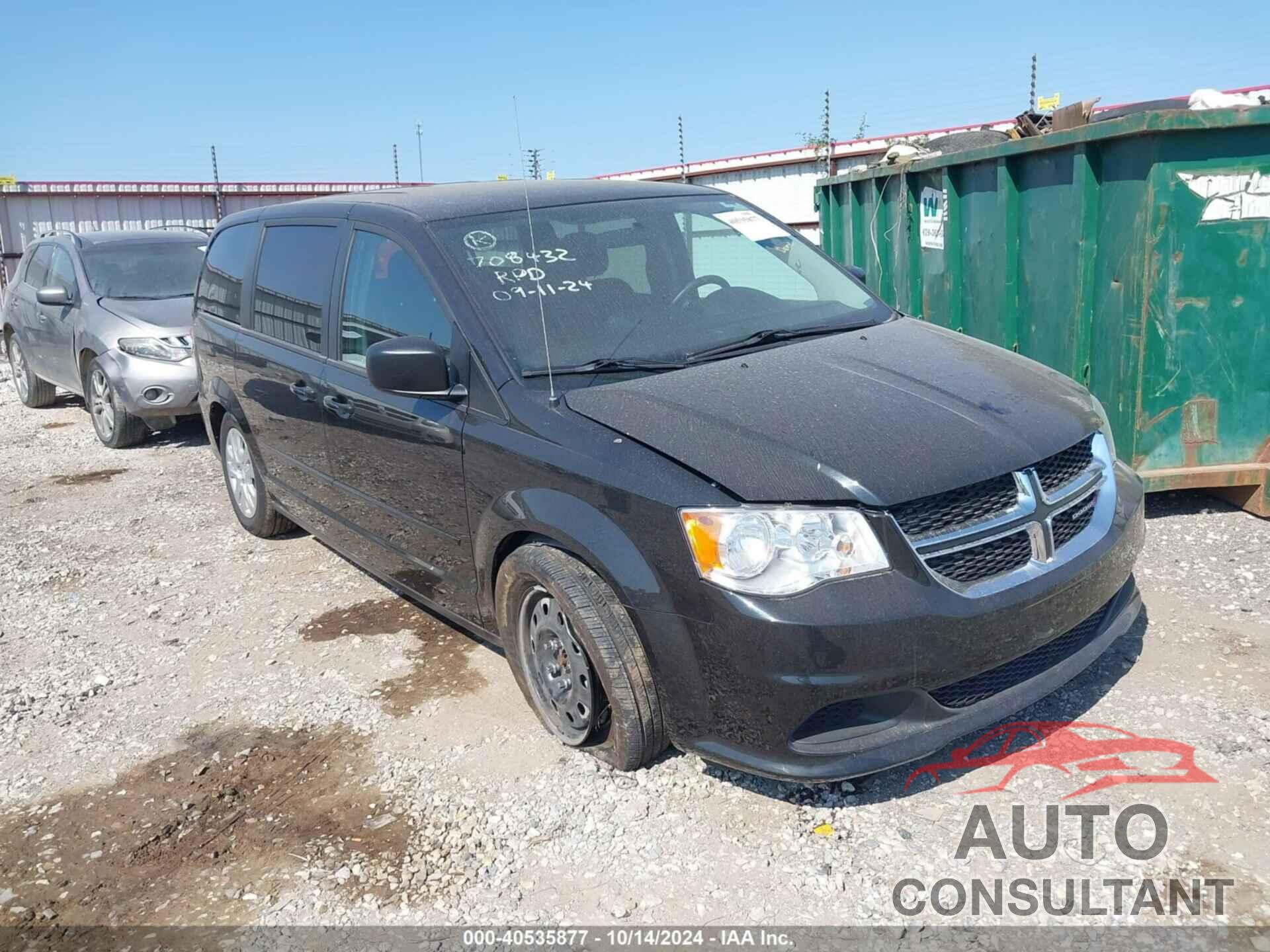 DODGE GRAND CARAVAN 2017 - 2C4RDGBG7HR706432